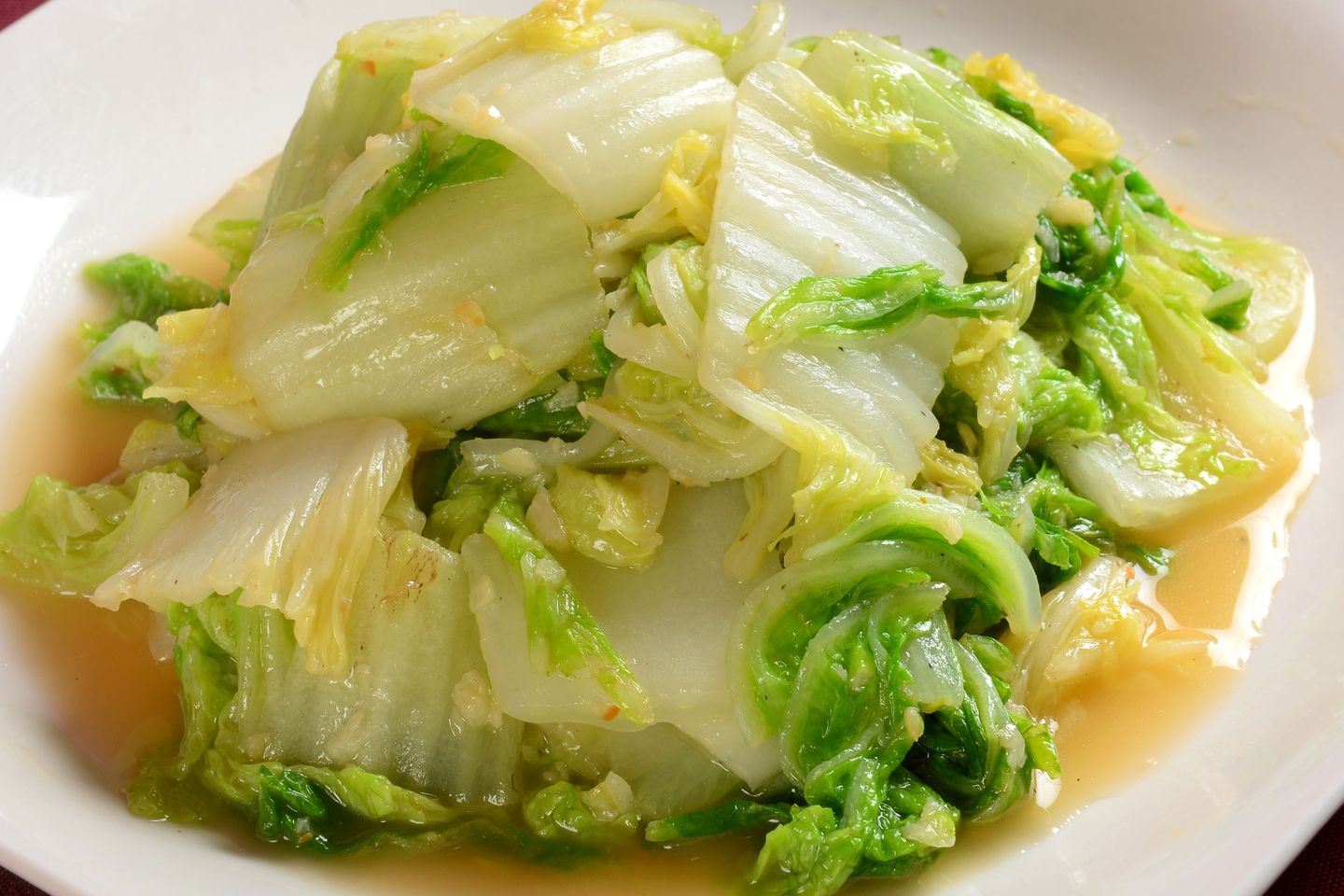 Chinese Cabbage With Garlic