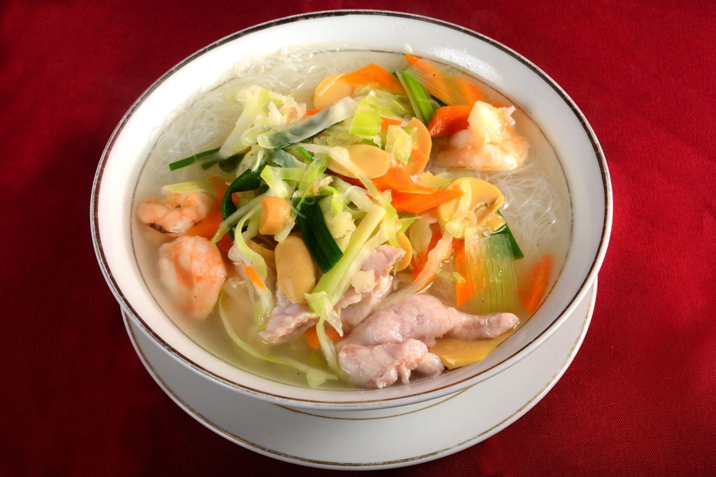 Vermicelli Soup With Seafood