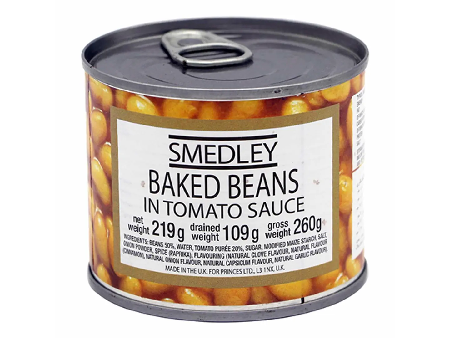 Smedley Baked Beans In Tomato Sauce 219 Grams