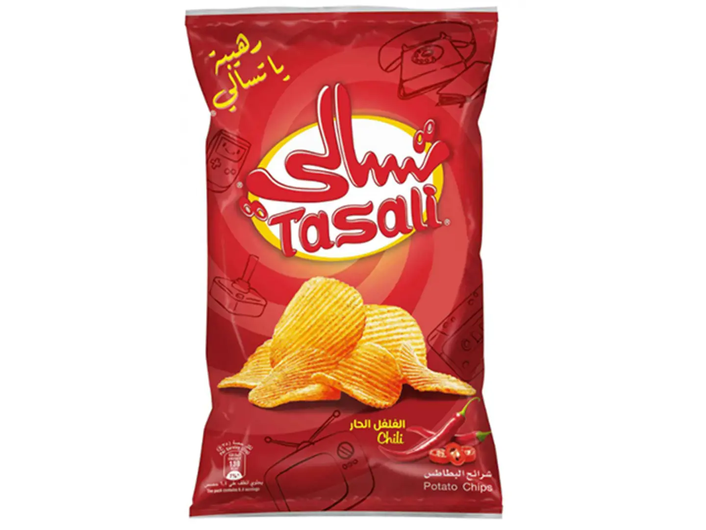Tasali Potato Chips "Chili" 155 Gr