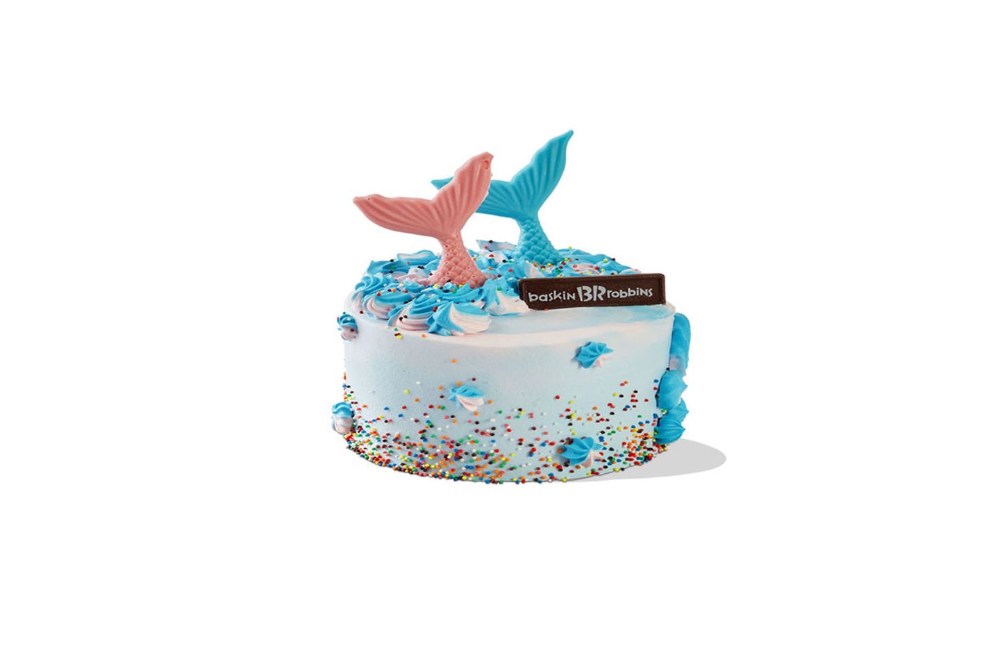 Small Round Cake Mermaid Cake