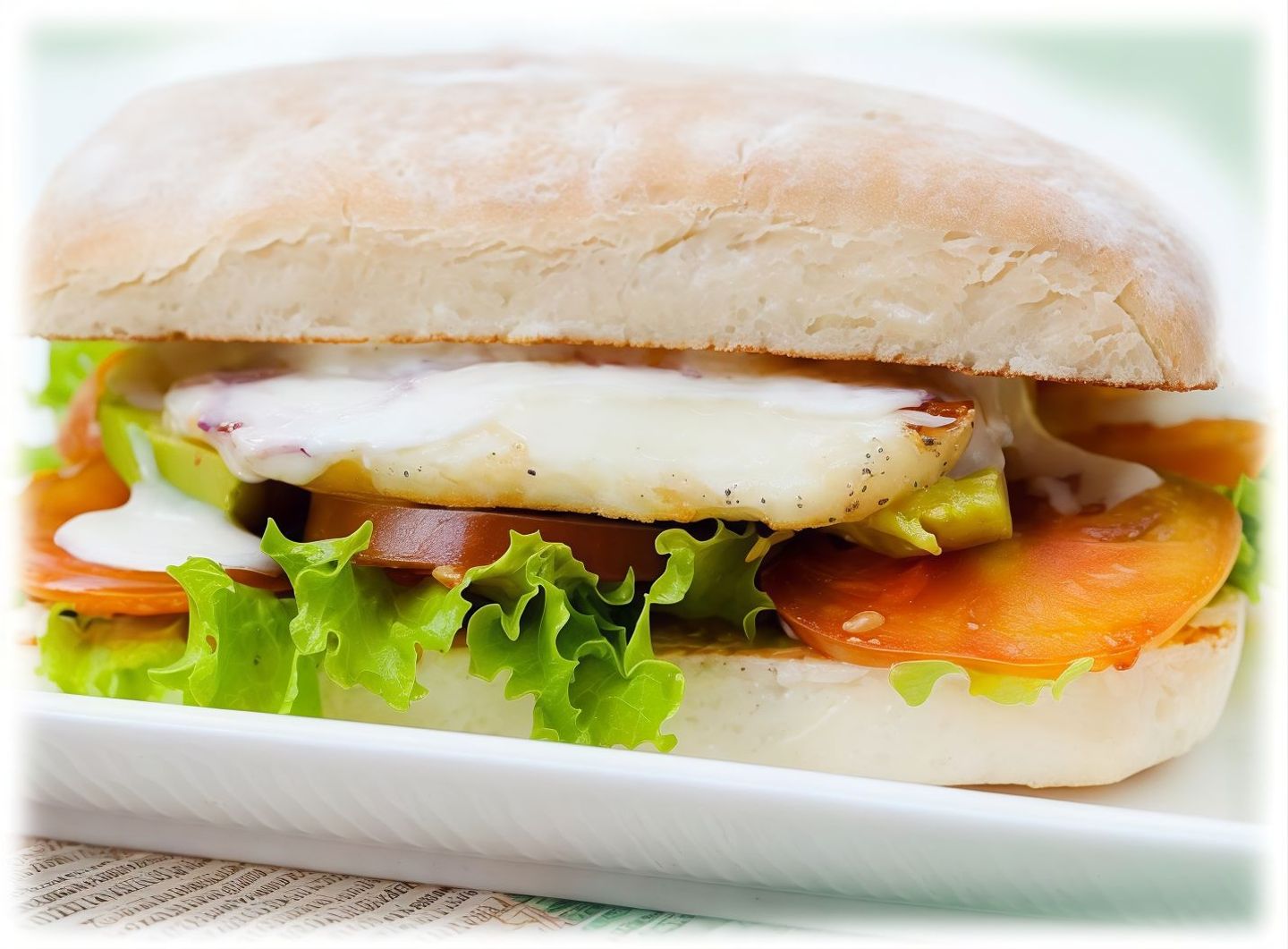 Mixed Vegetables Sandwich