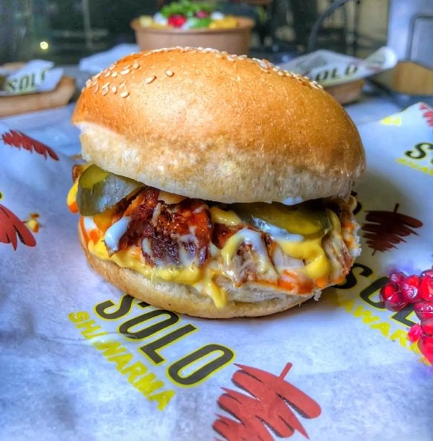 Chicken Shawarma Burger