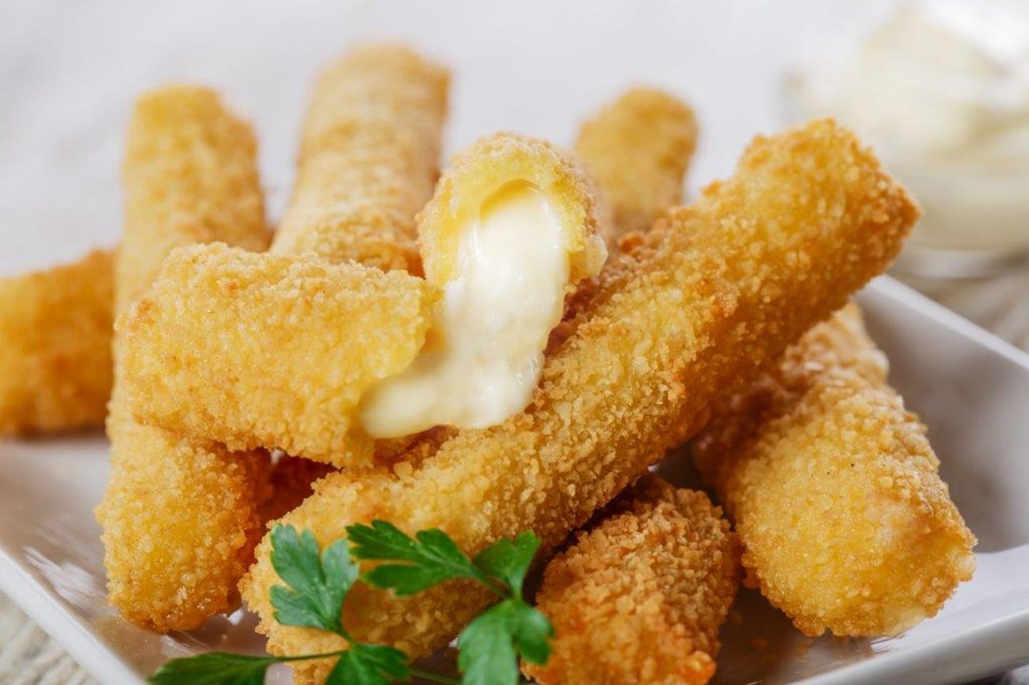 Fried Mozzarella Sticks