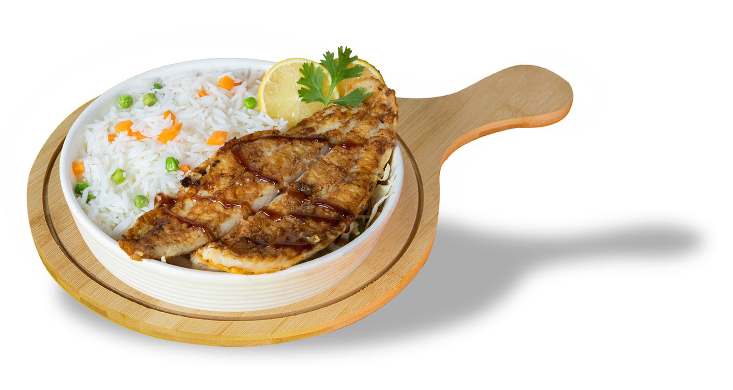 Hammour Fillet With Rice