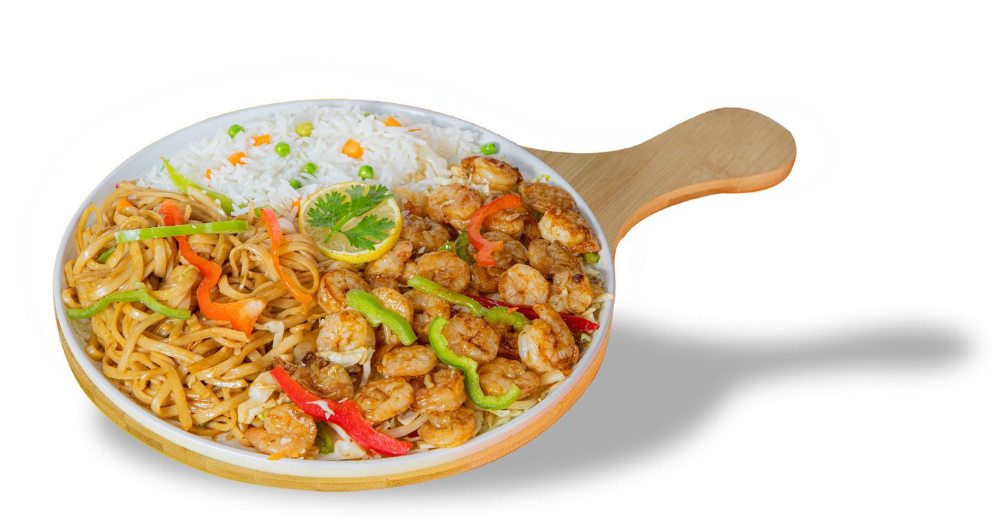 Shrimp With Rice & Nodeles