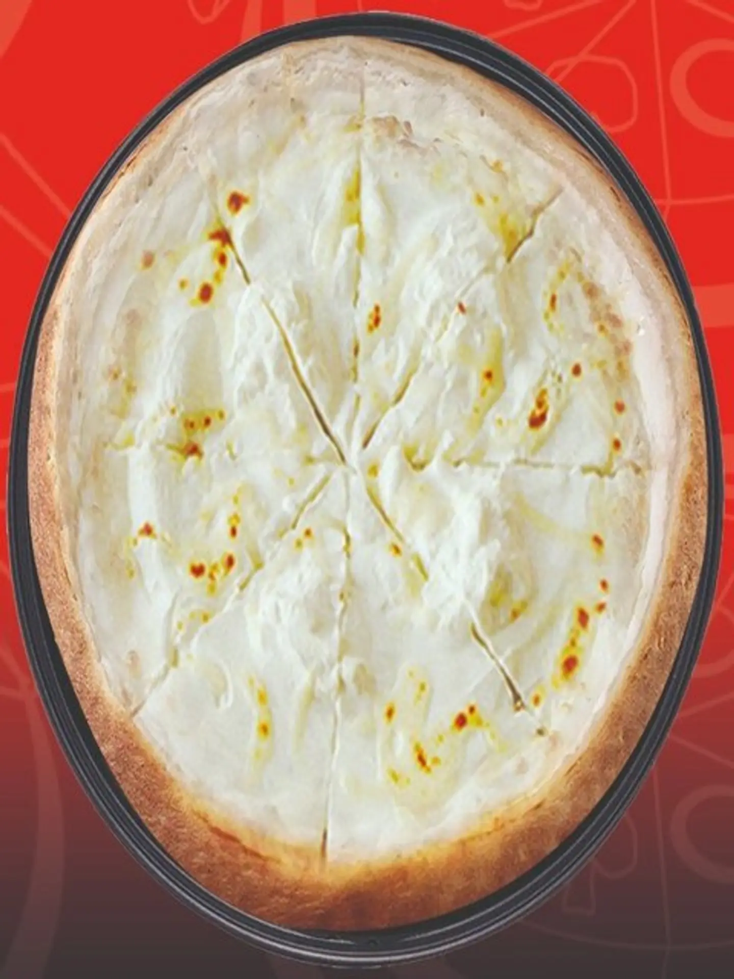 بيتزا جبن سائل كبير