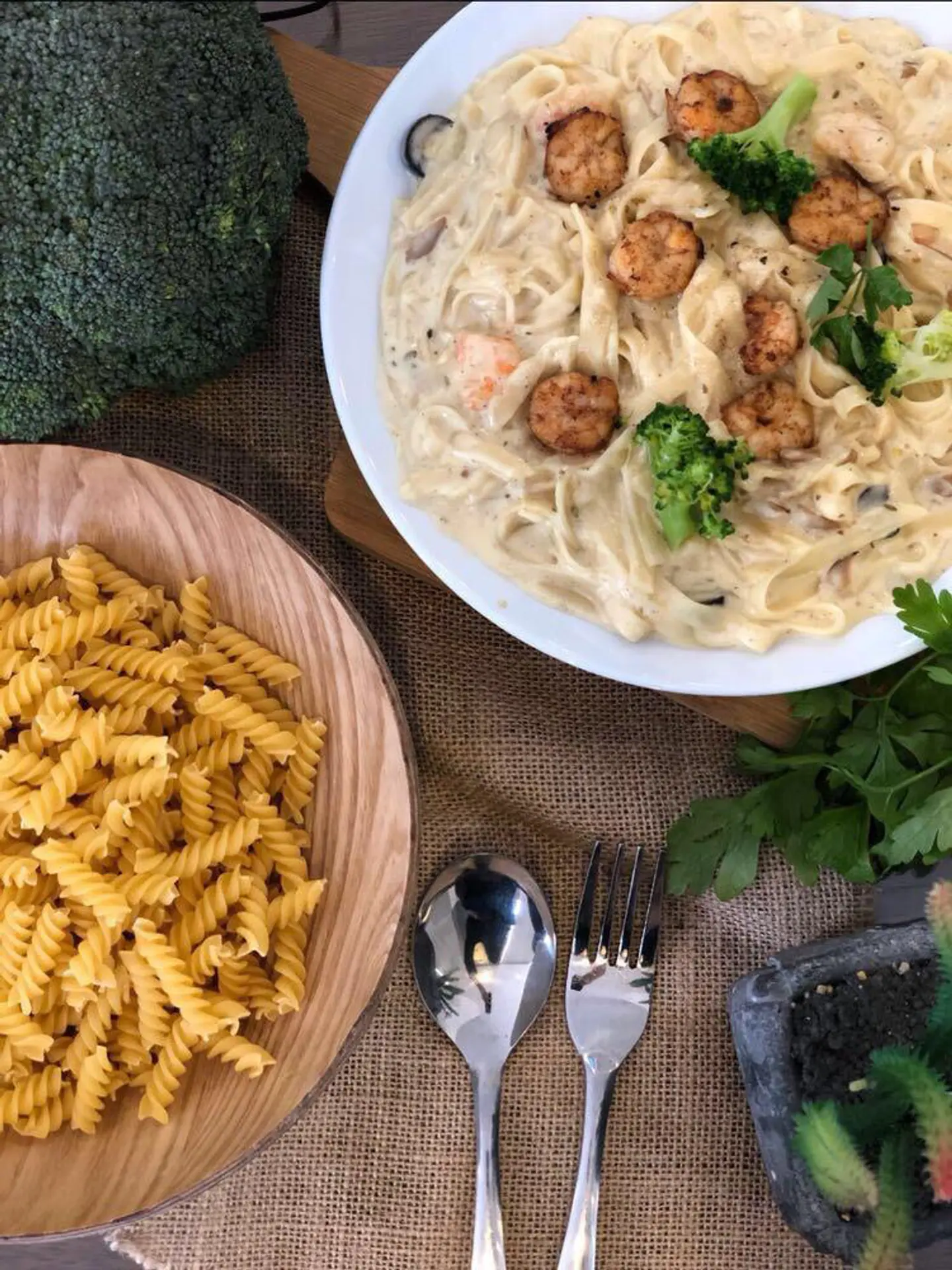 Fettuccine Shrimp