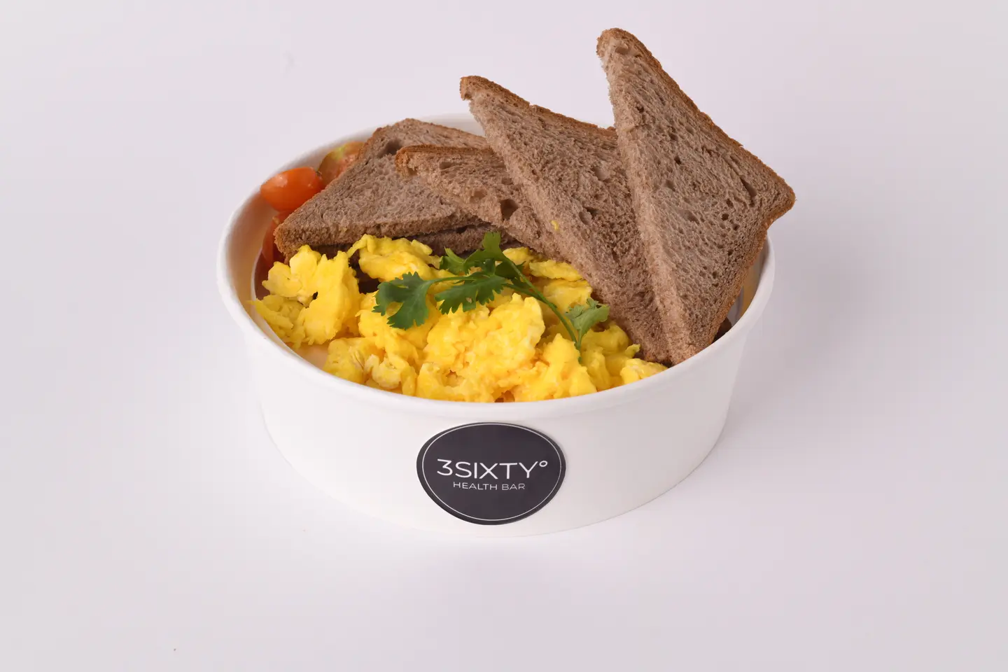 Scramble Eggs Toast