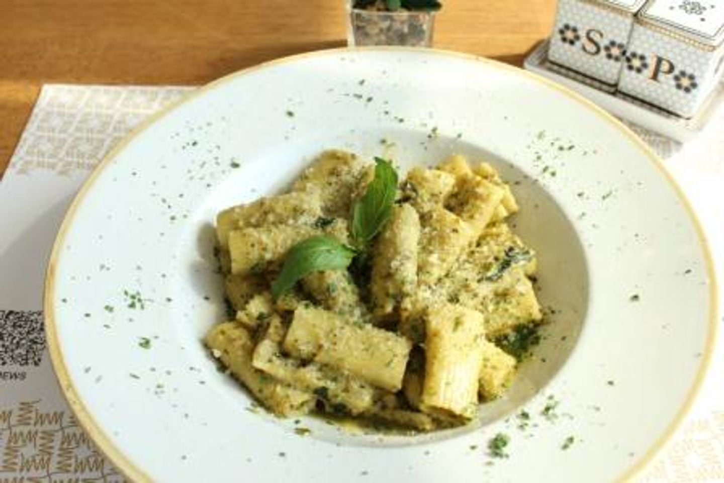 Pesto Rigatoni