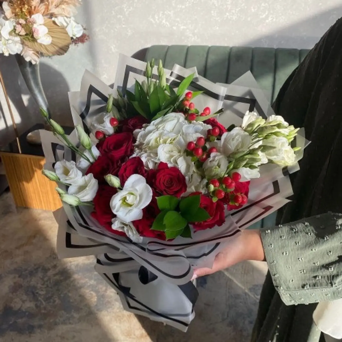 باقة ورد طبيعي B16