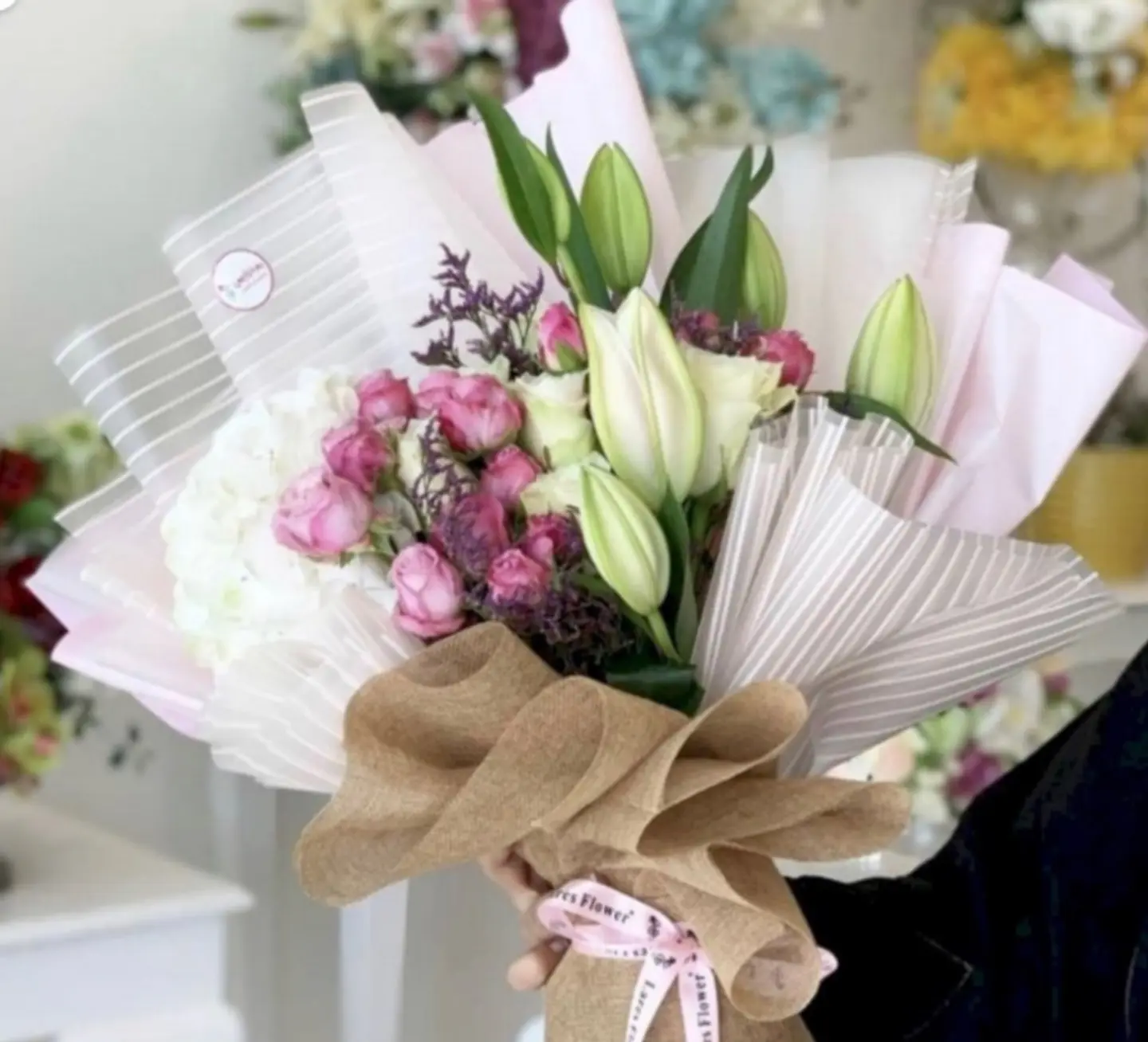باقة ورد طبيعي B52