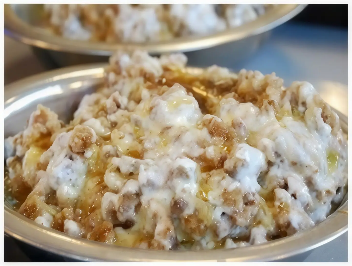فتة قشطة(عسل وسمن)