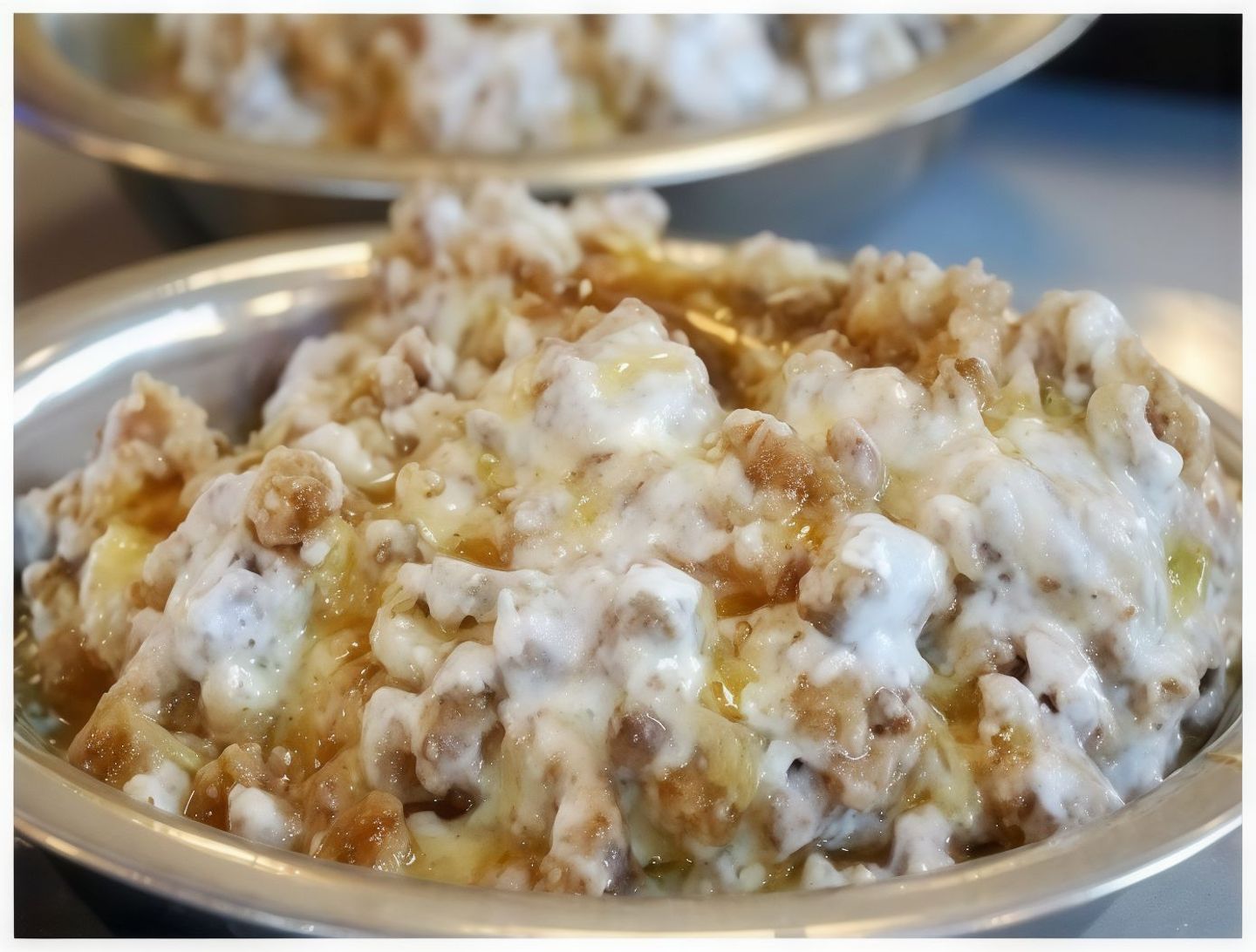 فتة قشطة(عسل وسمن)