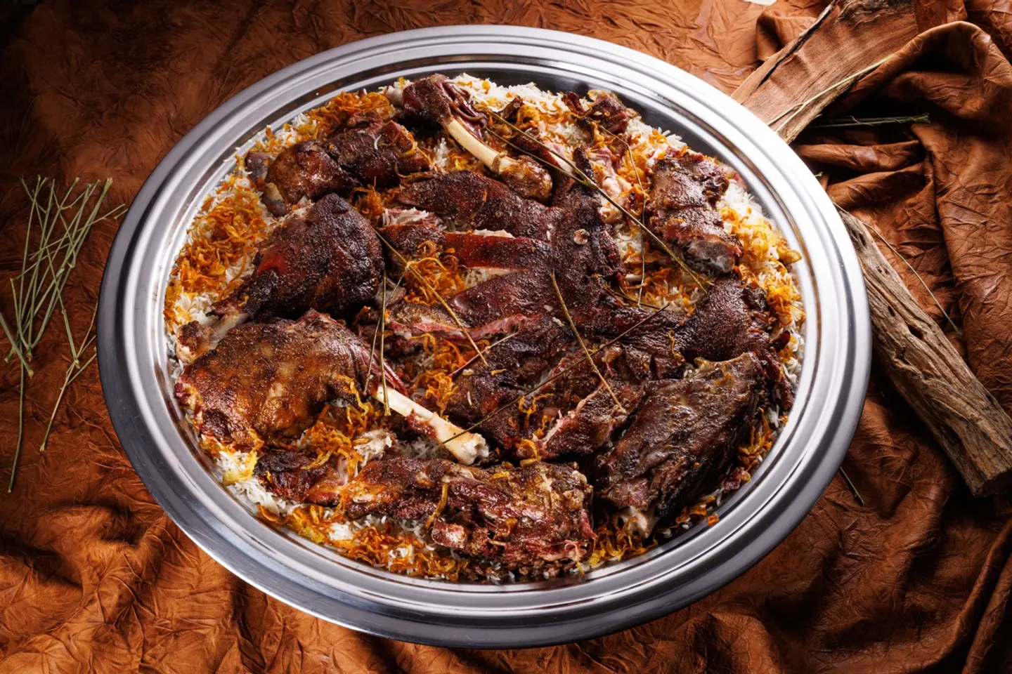 Half Smoked Haneeth With Rice