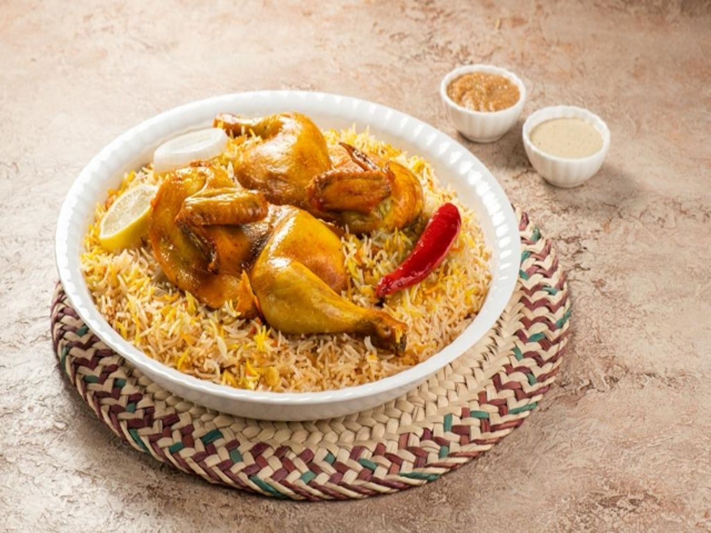 دجاجة كاملة مندي