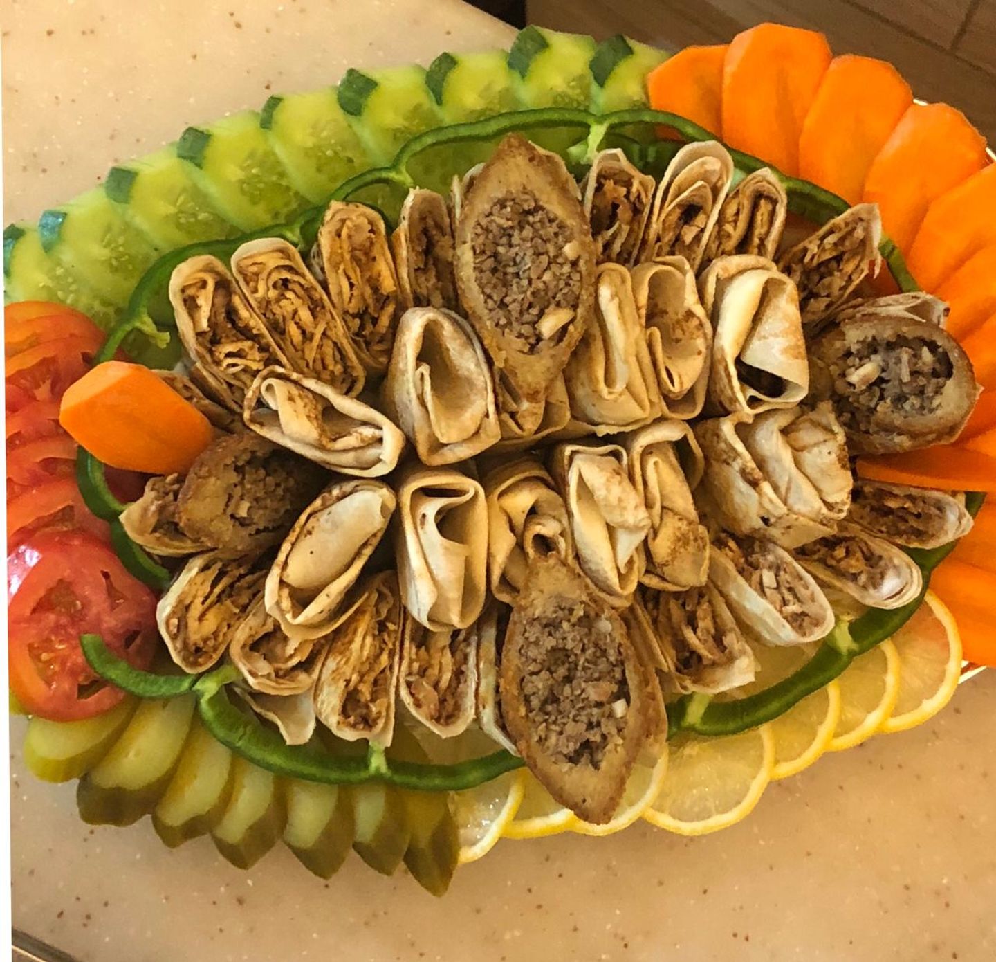 ساندوتش شاورما عربي - ساندوتش شاورما عربي صغير