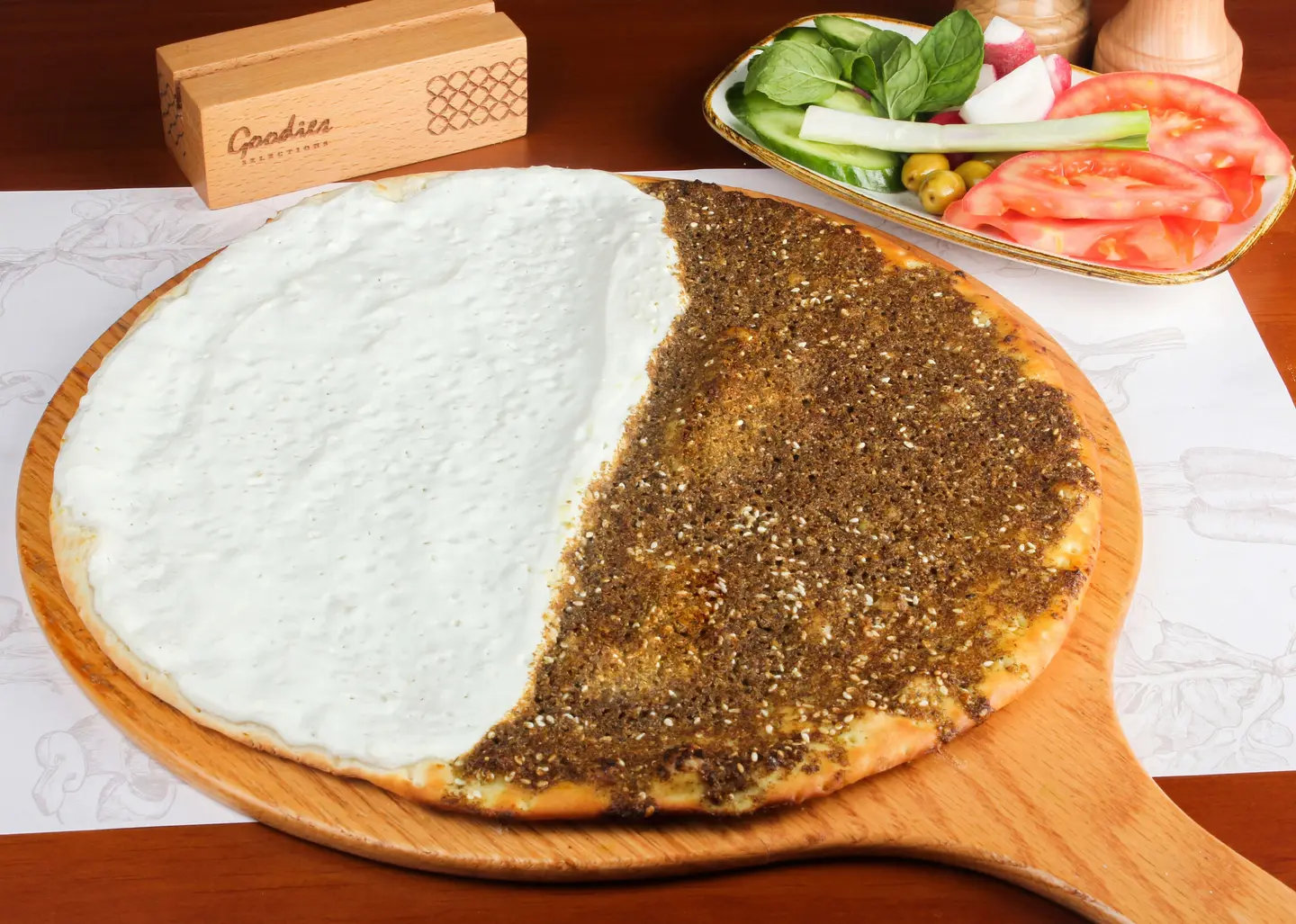 Labneh With Zaatar Pie