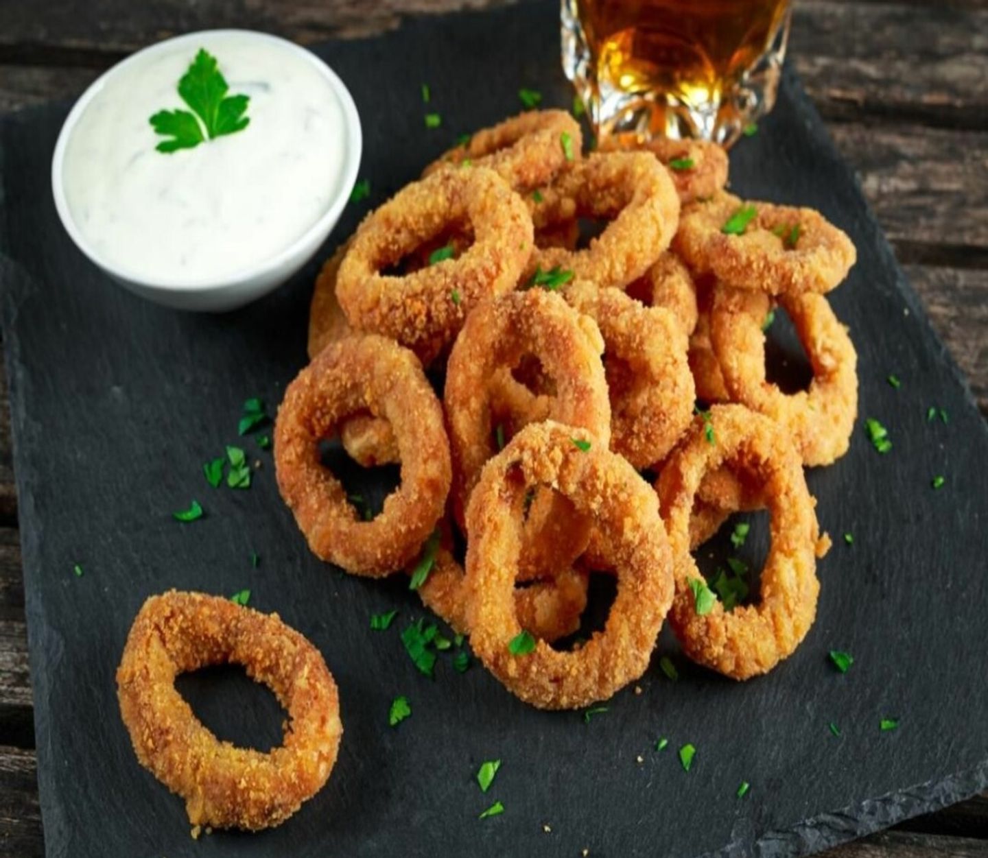 Onion Rings With Butter