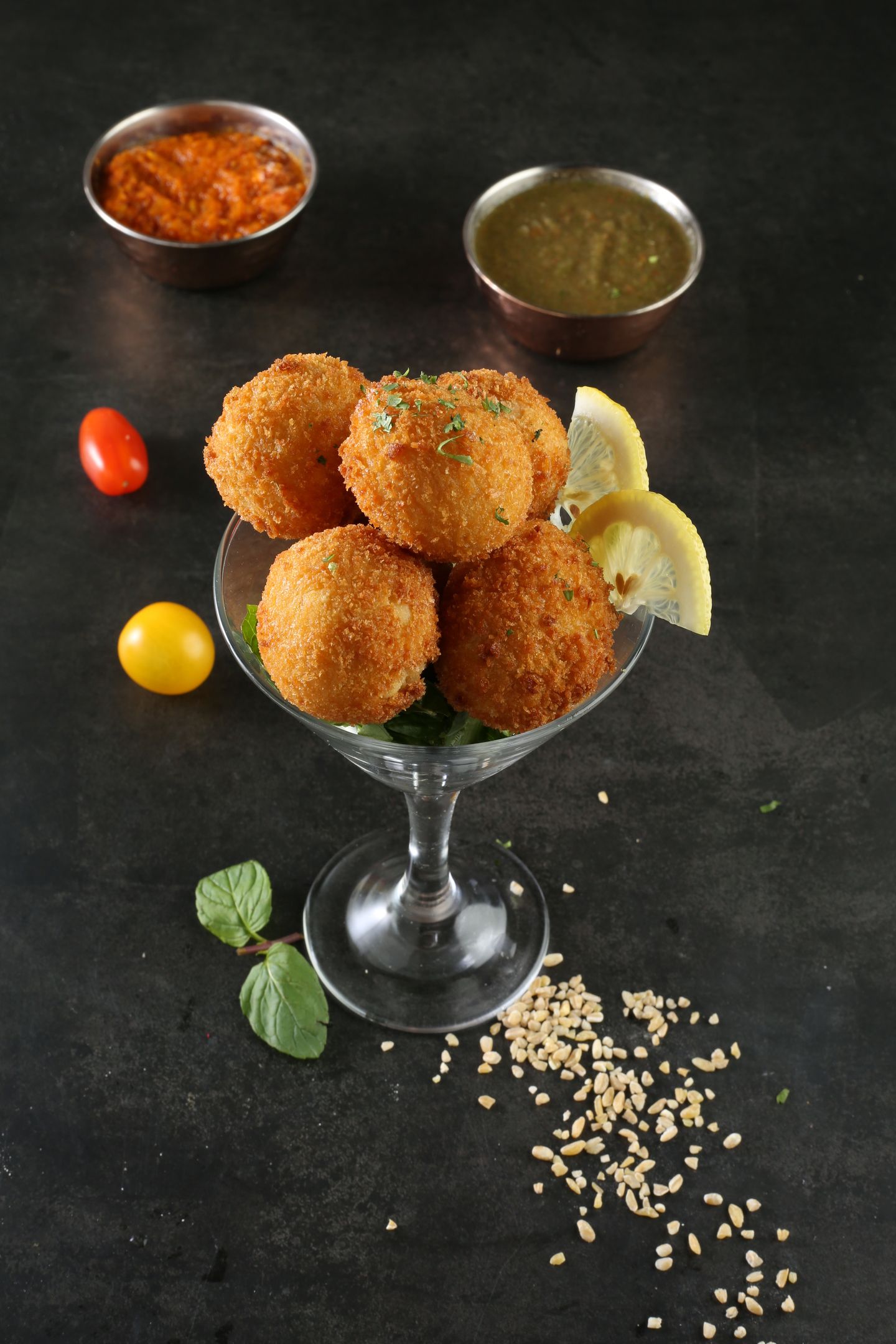 Fried Groats Balls