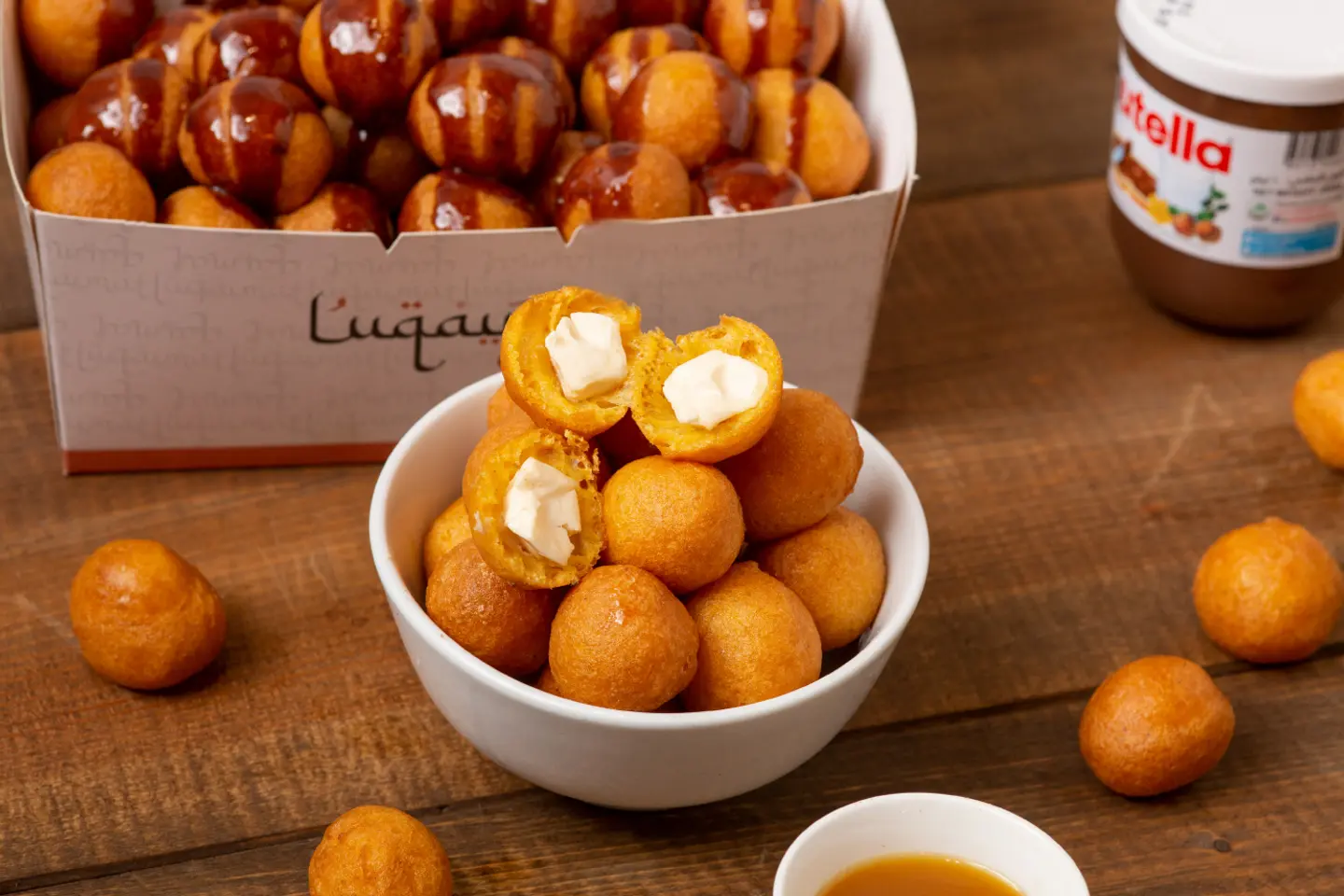 Nutella Cheese Stuffed Luqaimat - Small