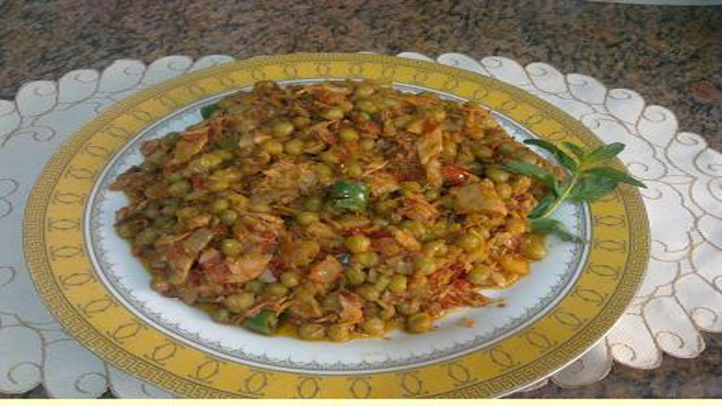 Peasalia With Tuna