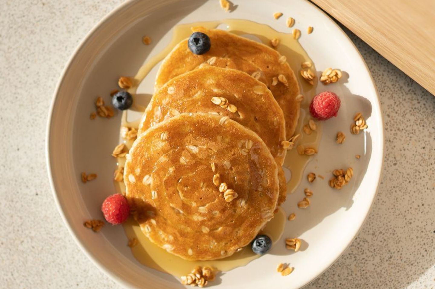 Oats And Honey Pancakes