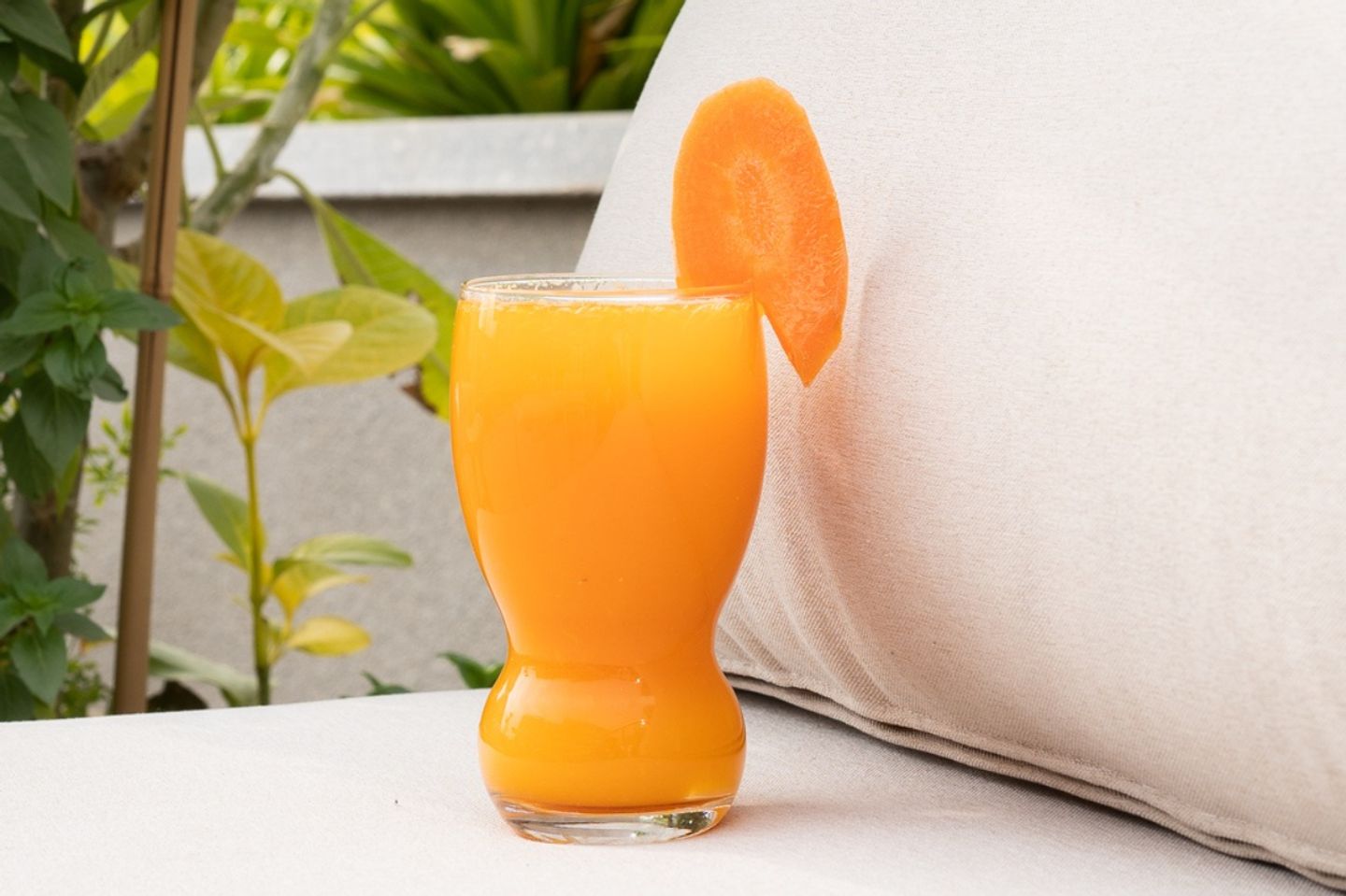 Fresh Orange Juice With Carrots