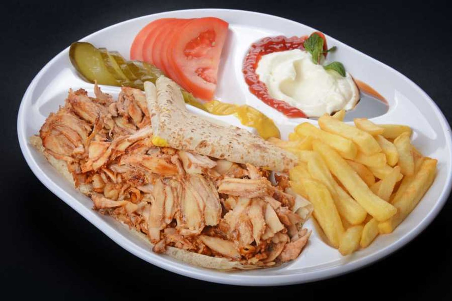 Small Arabic Farrt Plate