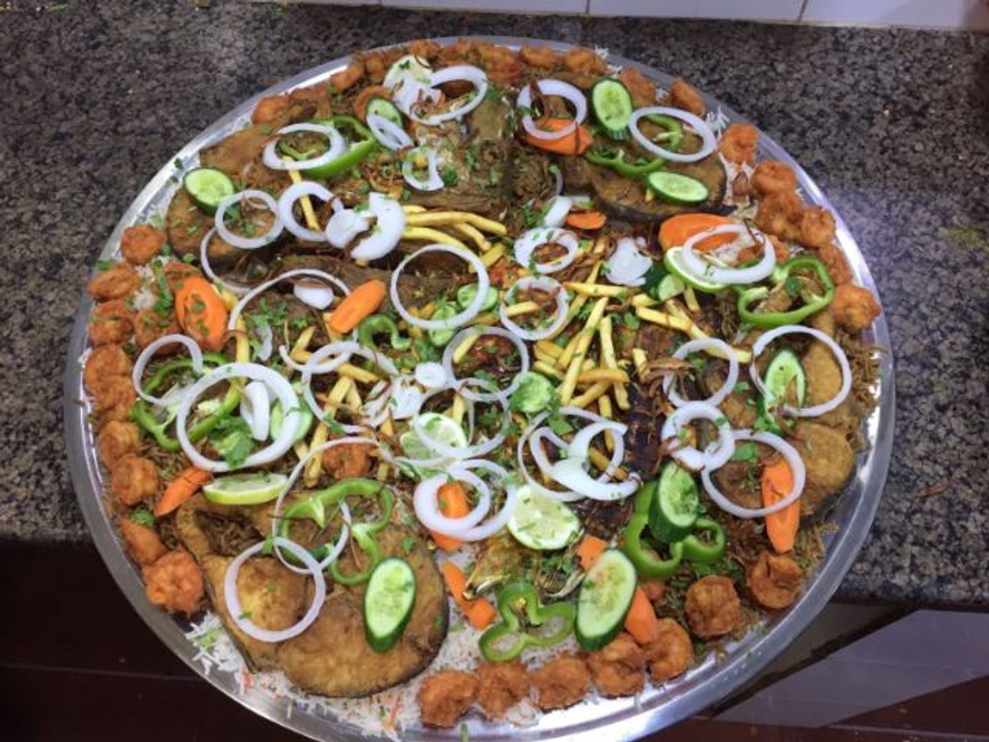 سمك مشكل مع الرز
