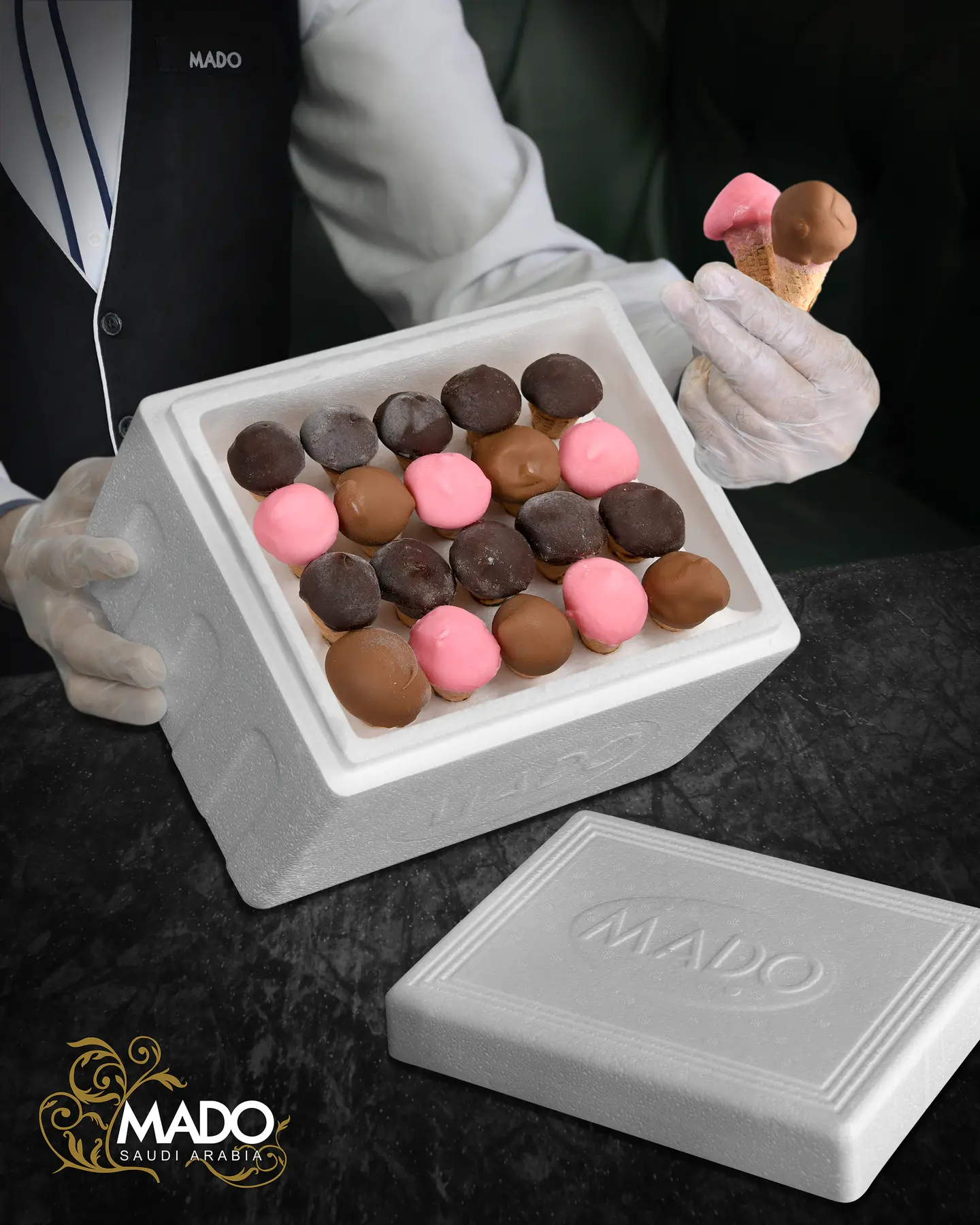 Finger Ice Cream Box