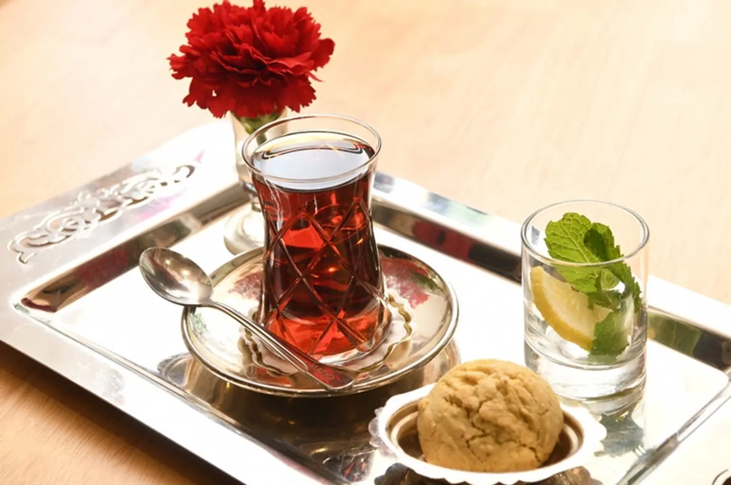 Turkish Tea In Traditional Glass