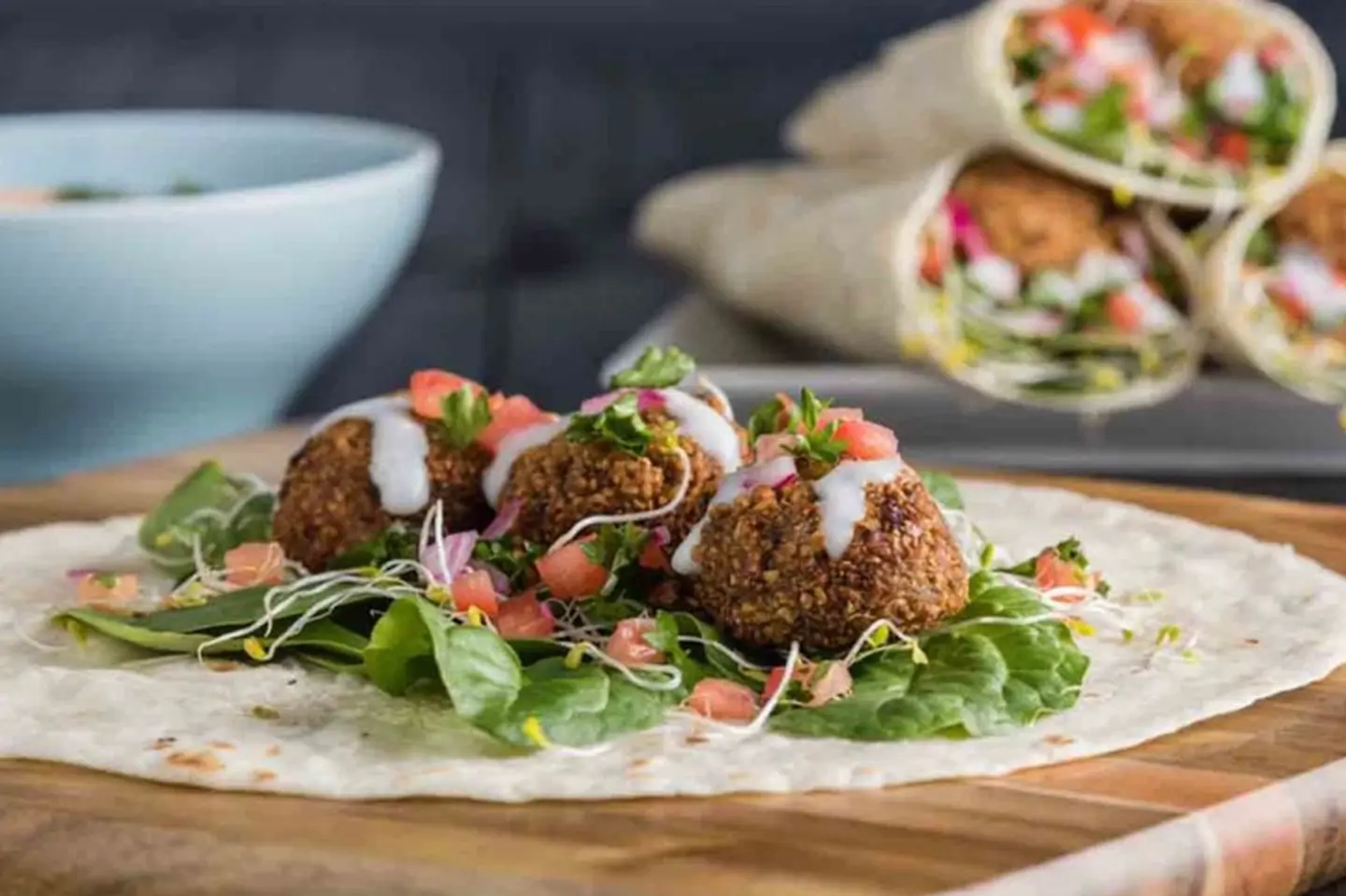 Cheese Falafel Sandwich