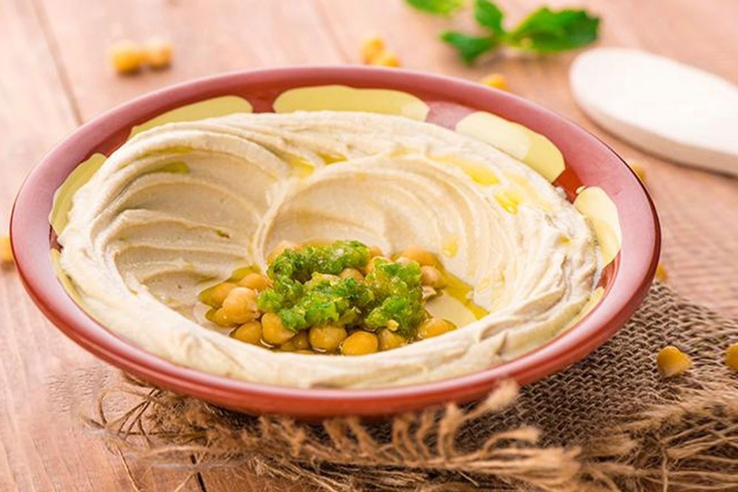 صحن حمص سادة