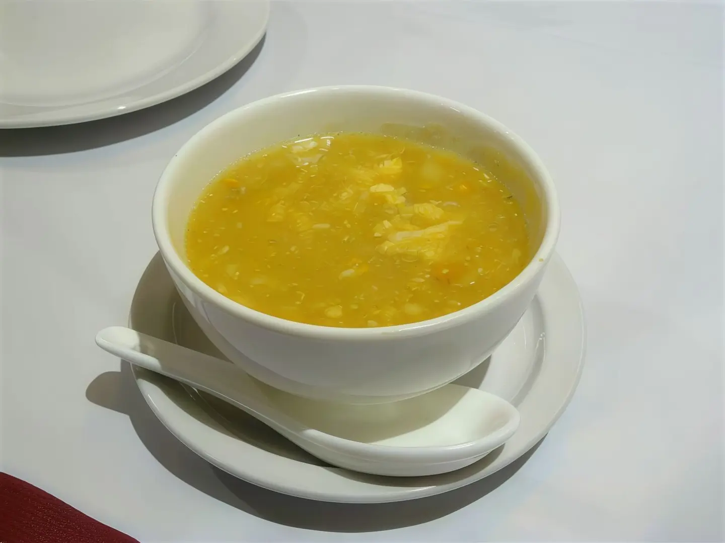 شوربة الذره بالدجاج