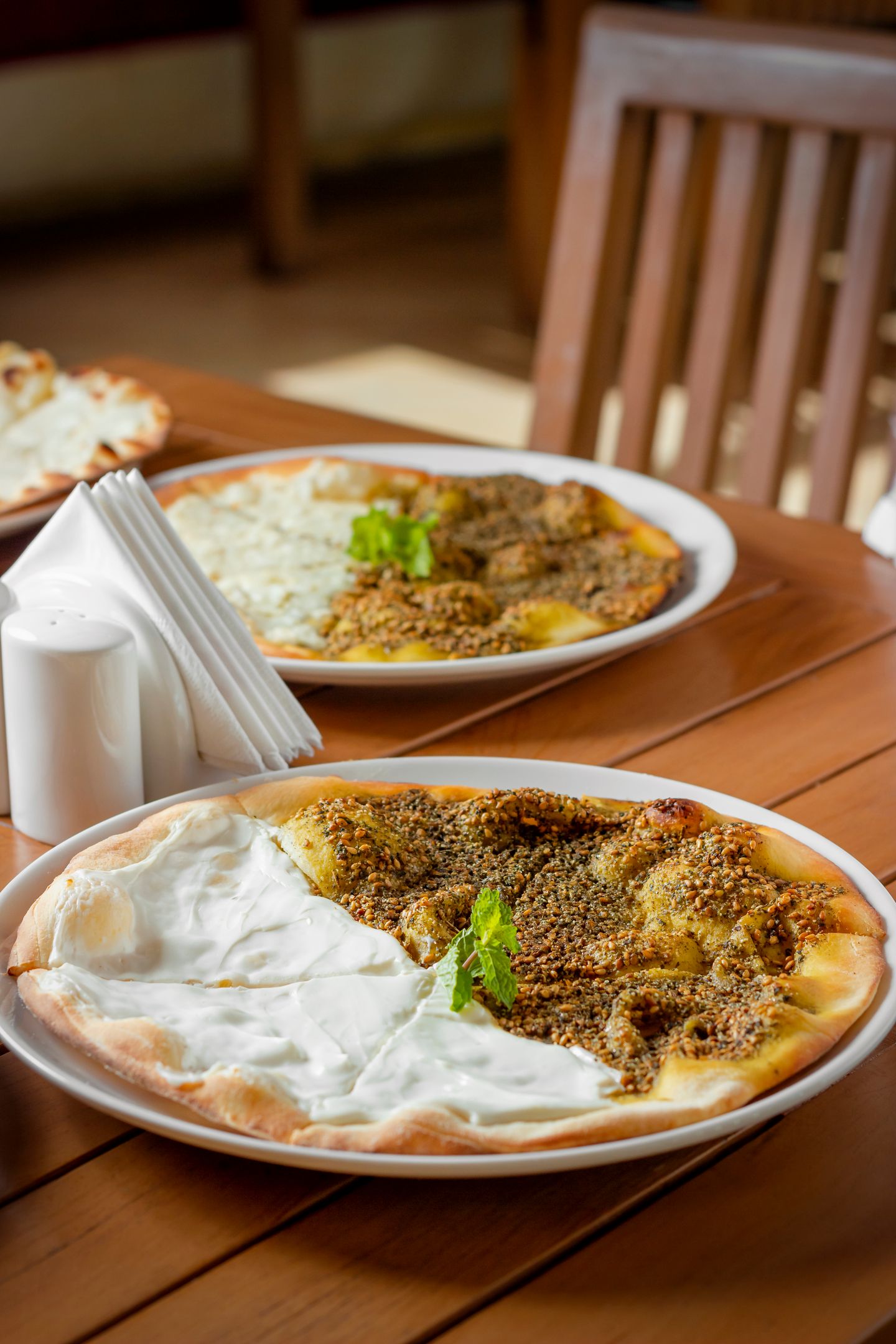 زعتر و لبنة