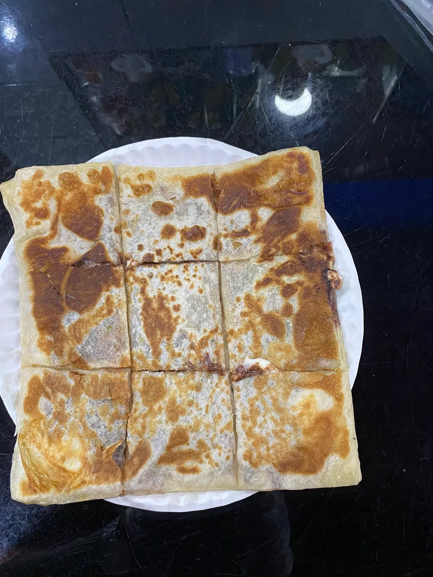 مطبق نوتيلا باللبنه