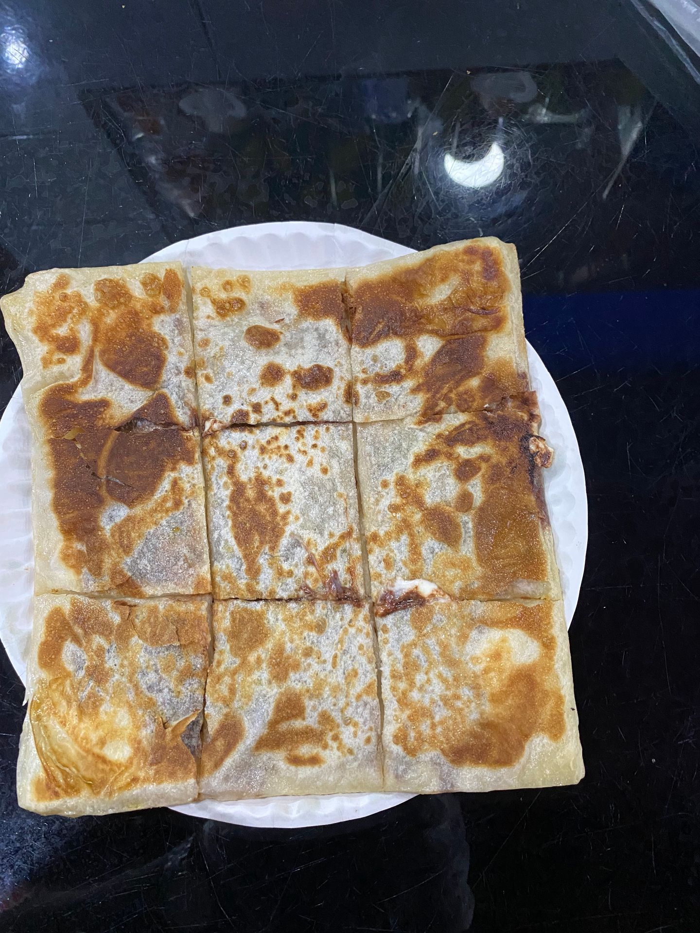 مطبق نوتيلا باللبنه