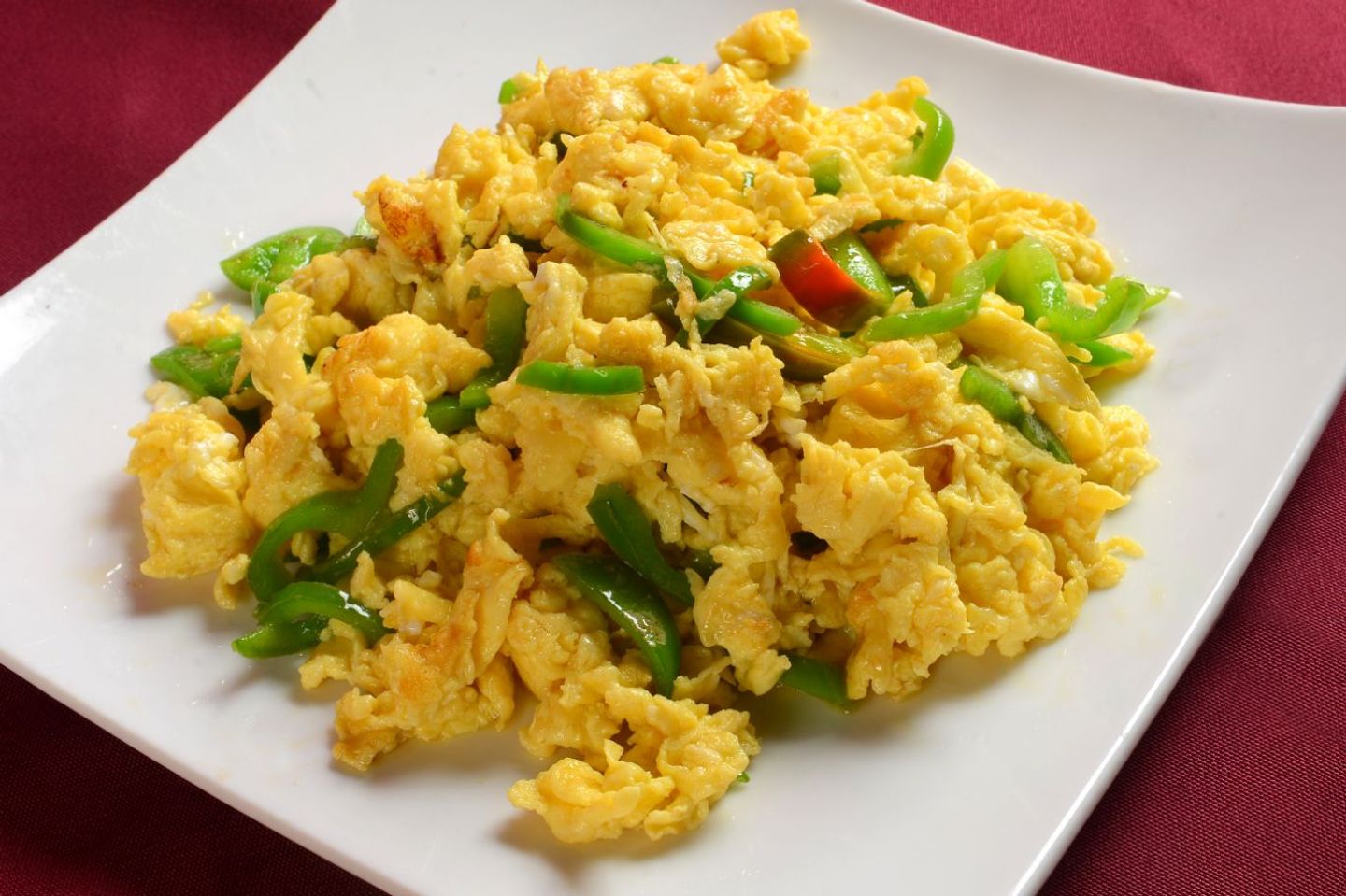 Omelet With Green Pepper