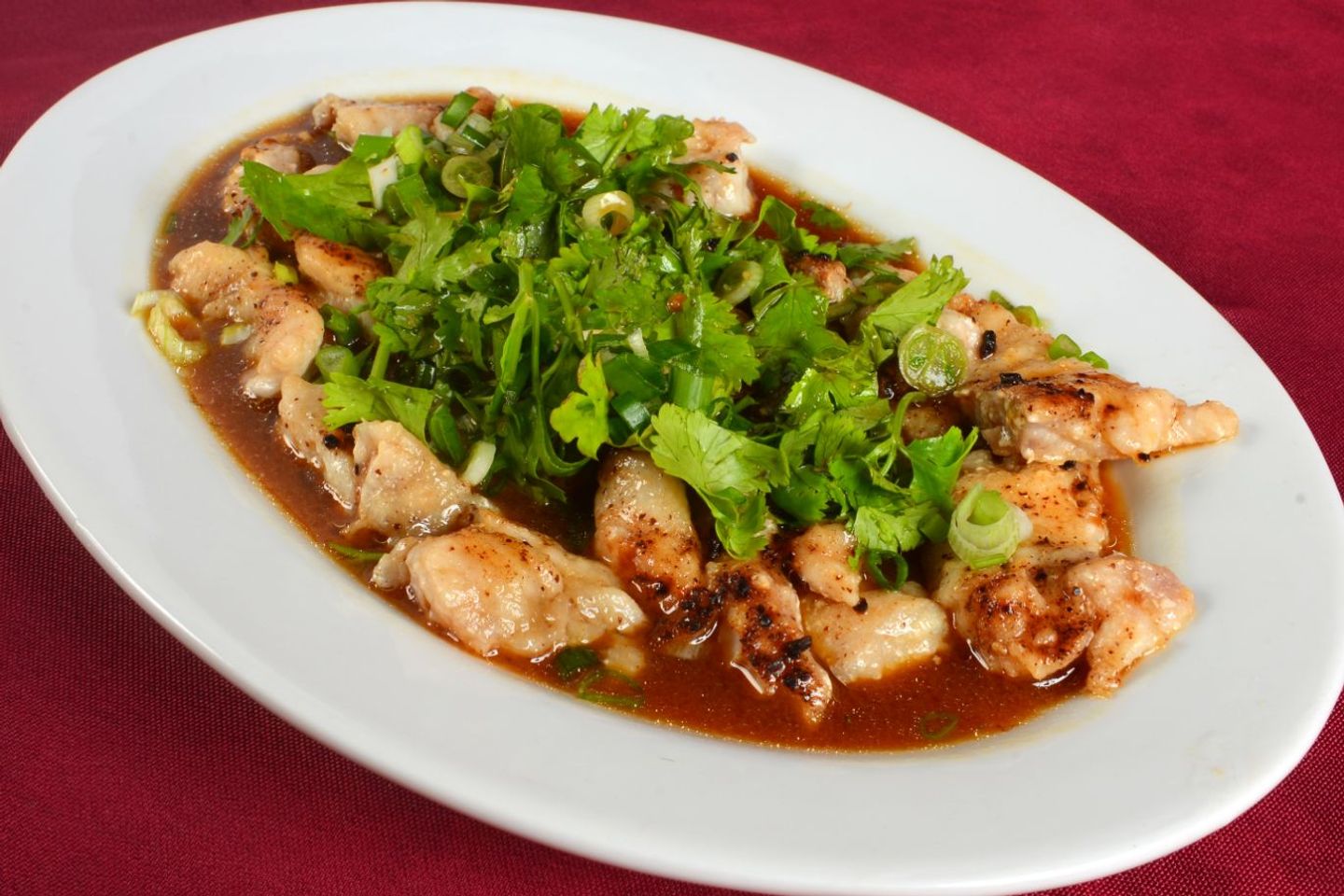 Steamed Fish Fillet In Black Bean Sauce