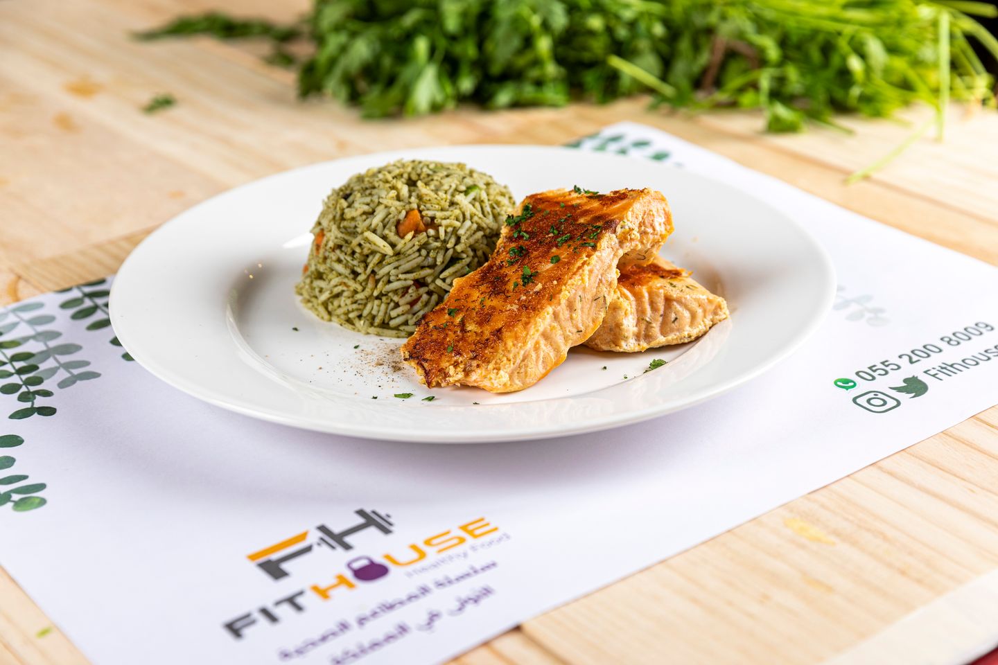 Grilled Salmon   Meal