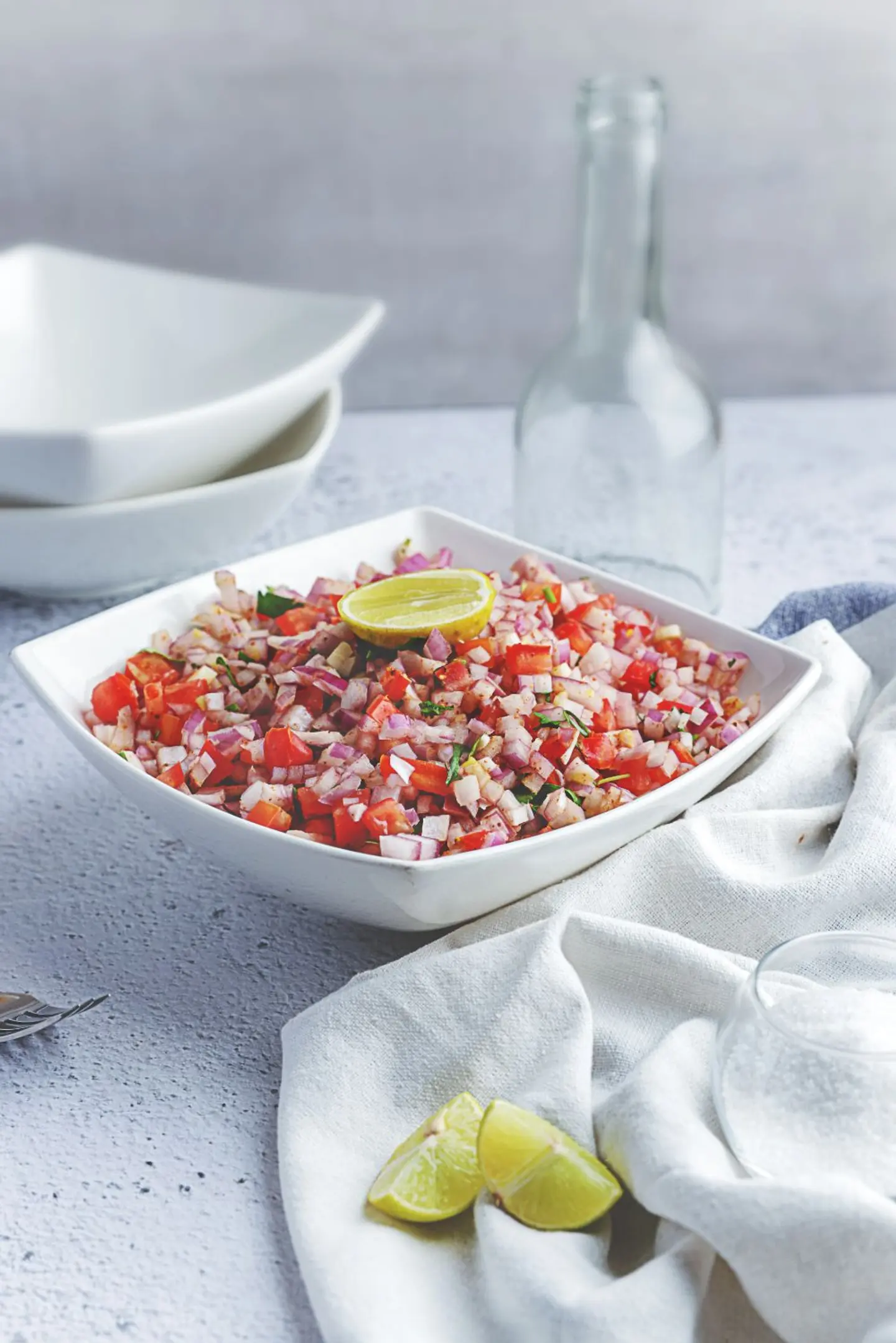 Onions With Tomato Salad