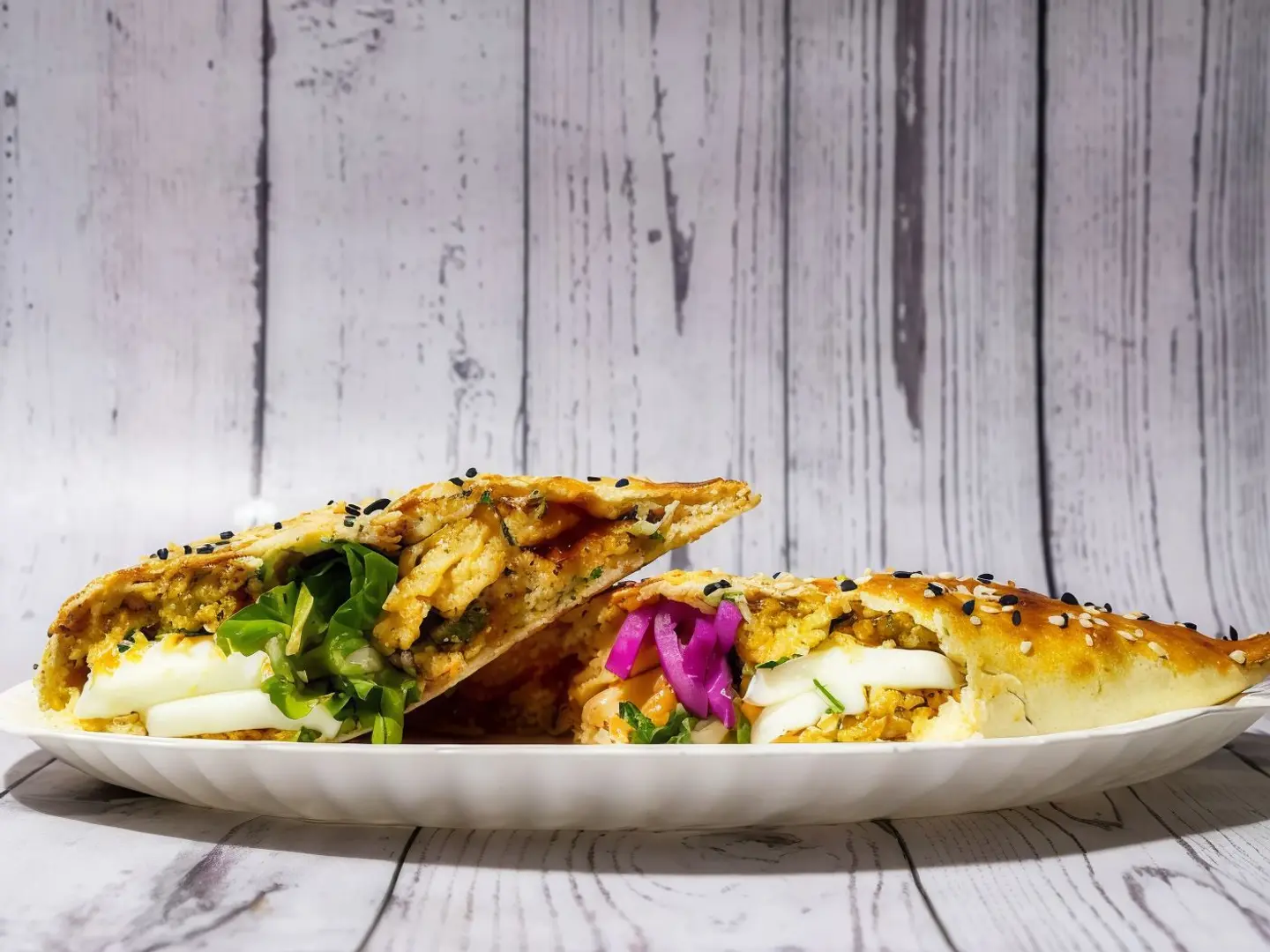 فطيرة الفلافل ماكس