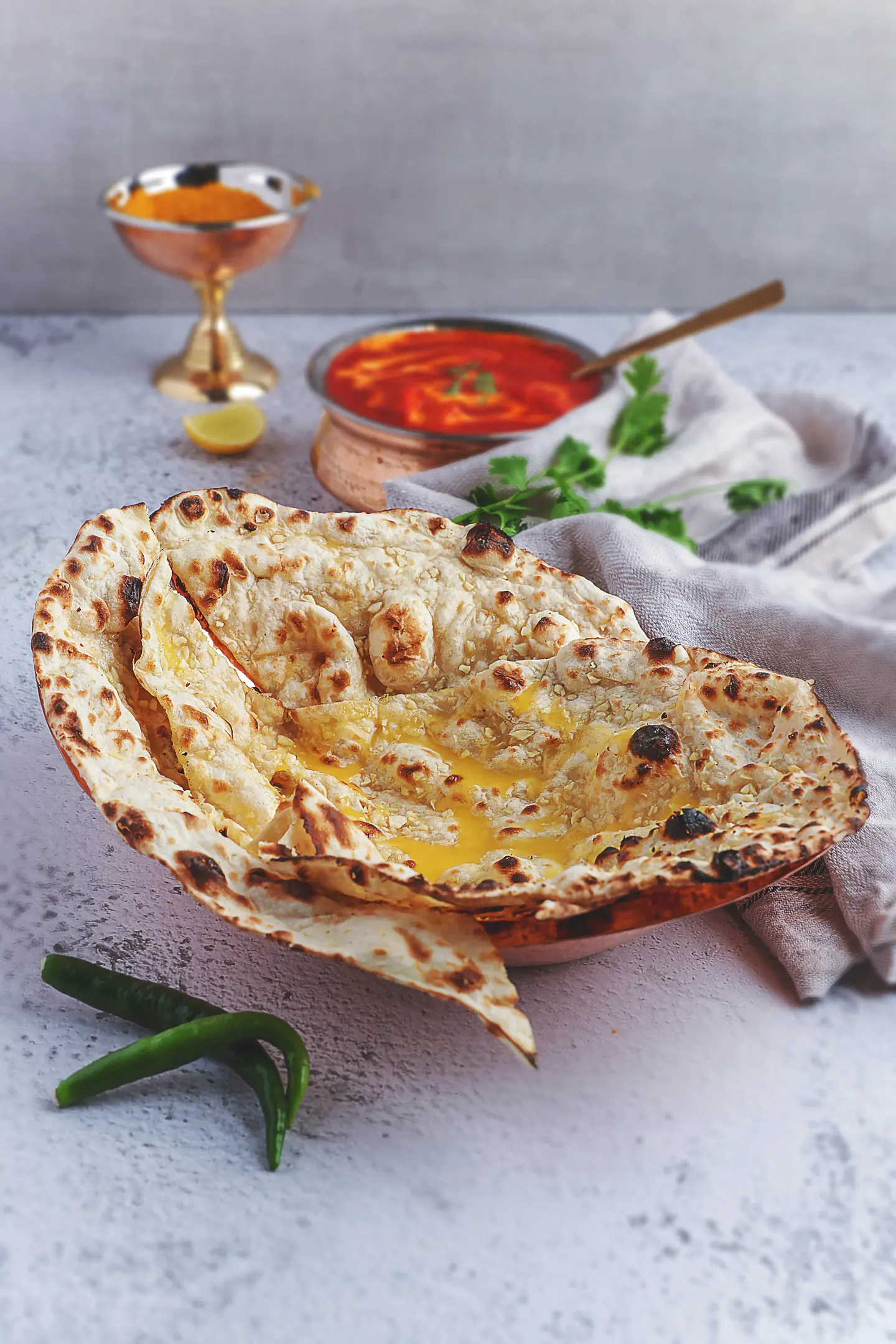 Garlic Naan Bread