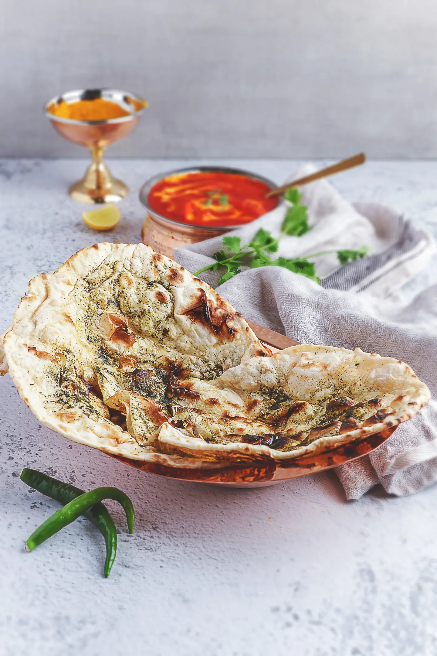 Mint Naan Bread
