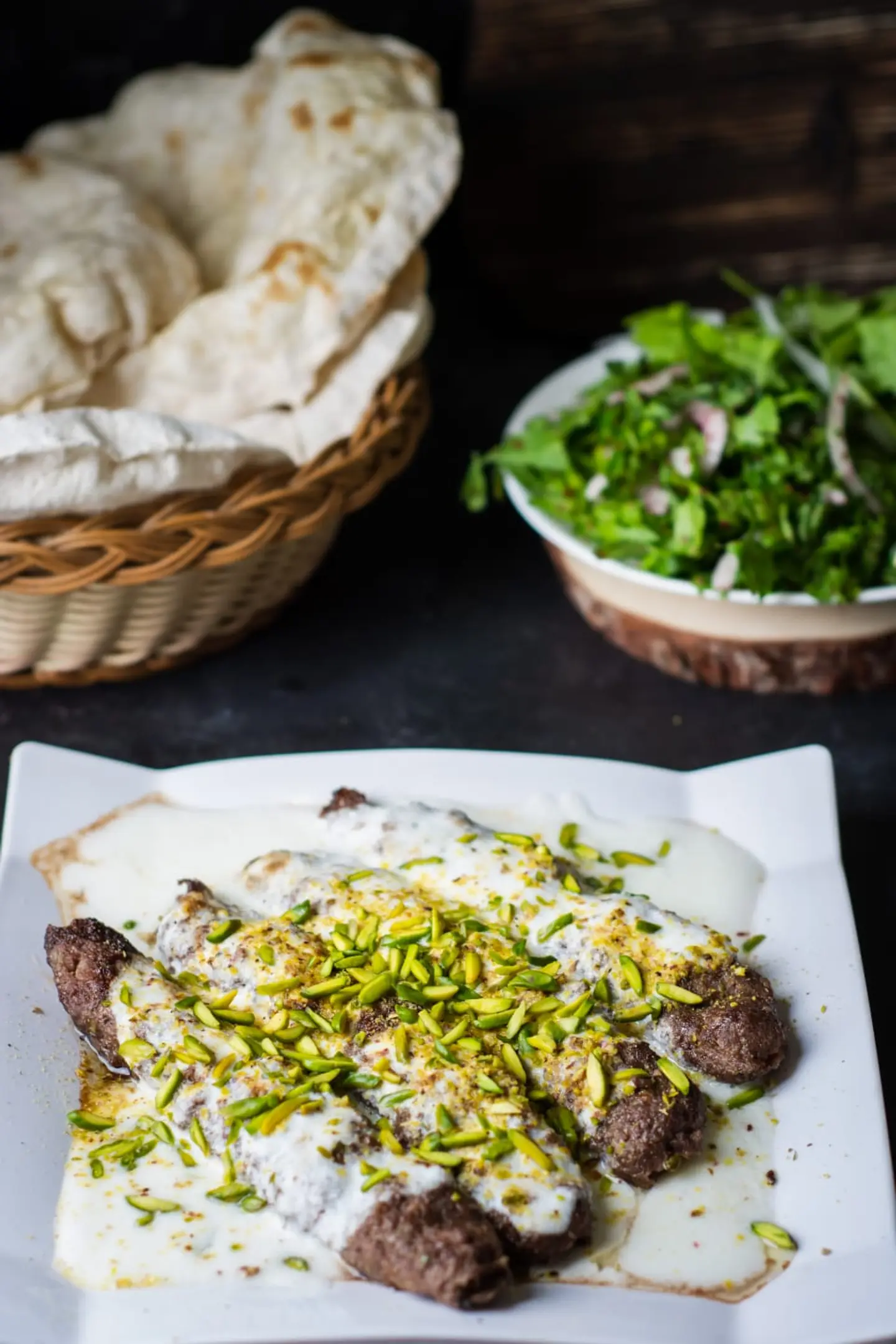 Meat Kebab With Laban