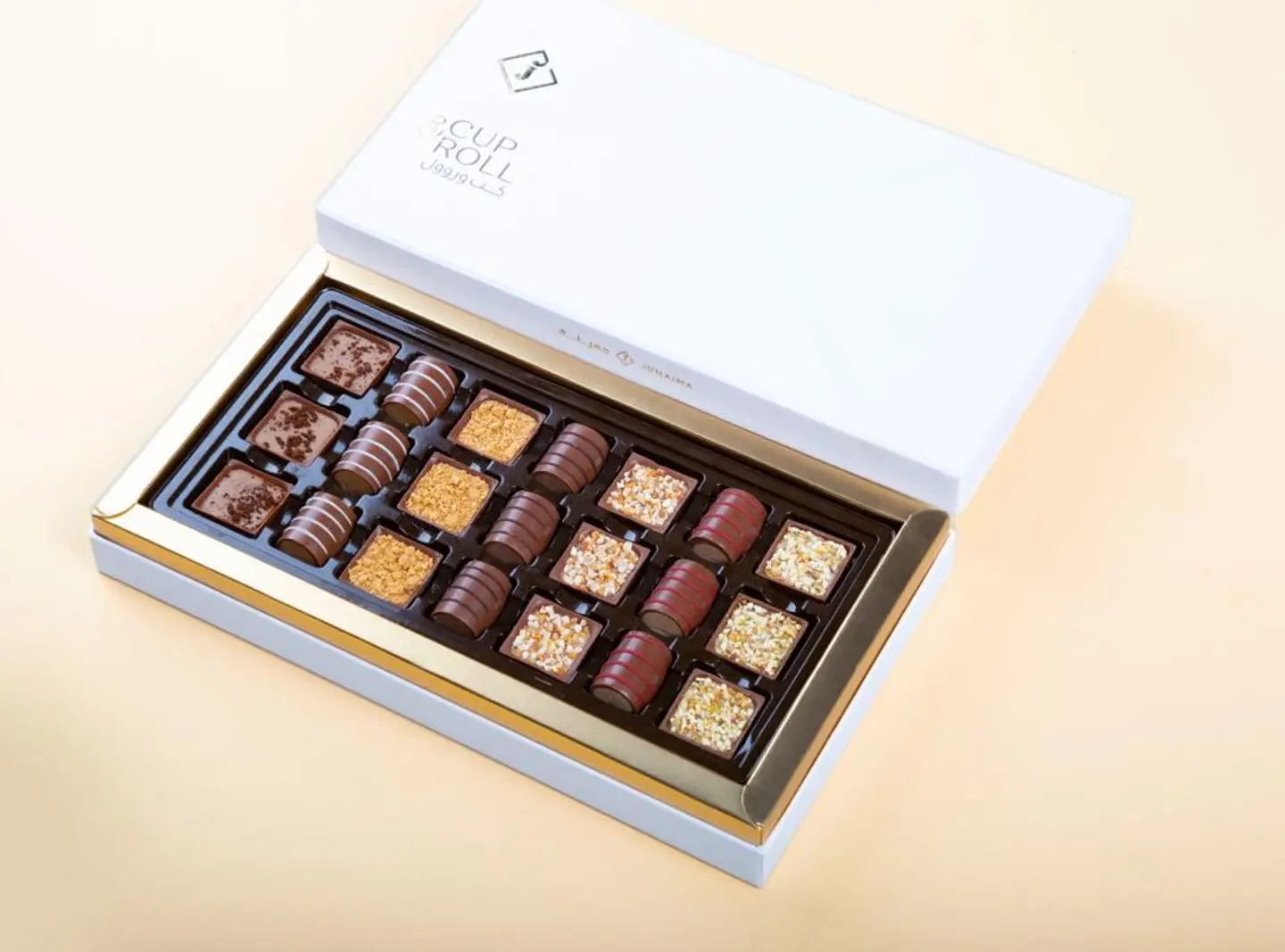 Cups And Rolls Chocolate Box