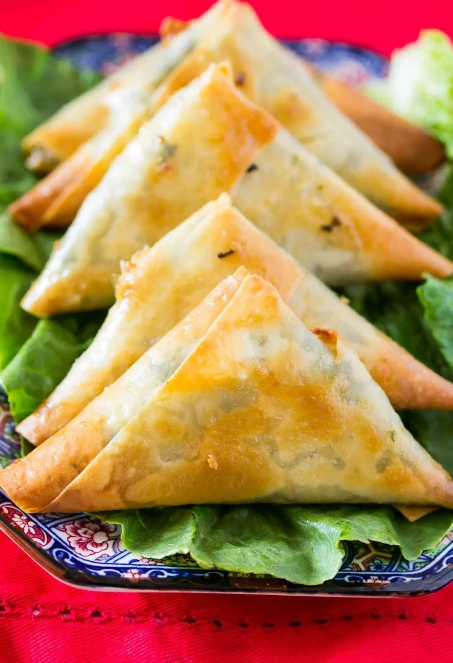 Samosa Stuffed With Salty Cheese