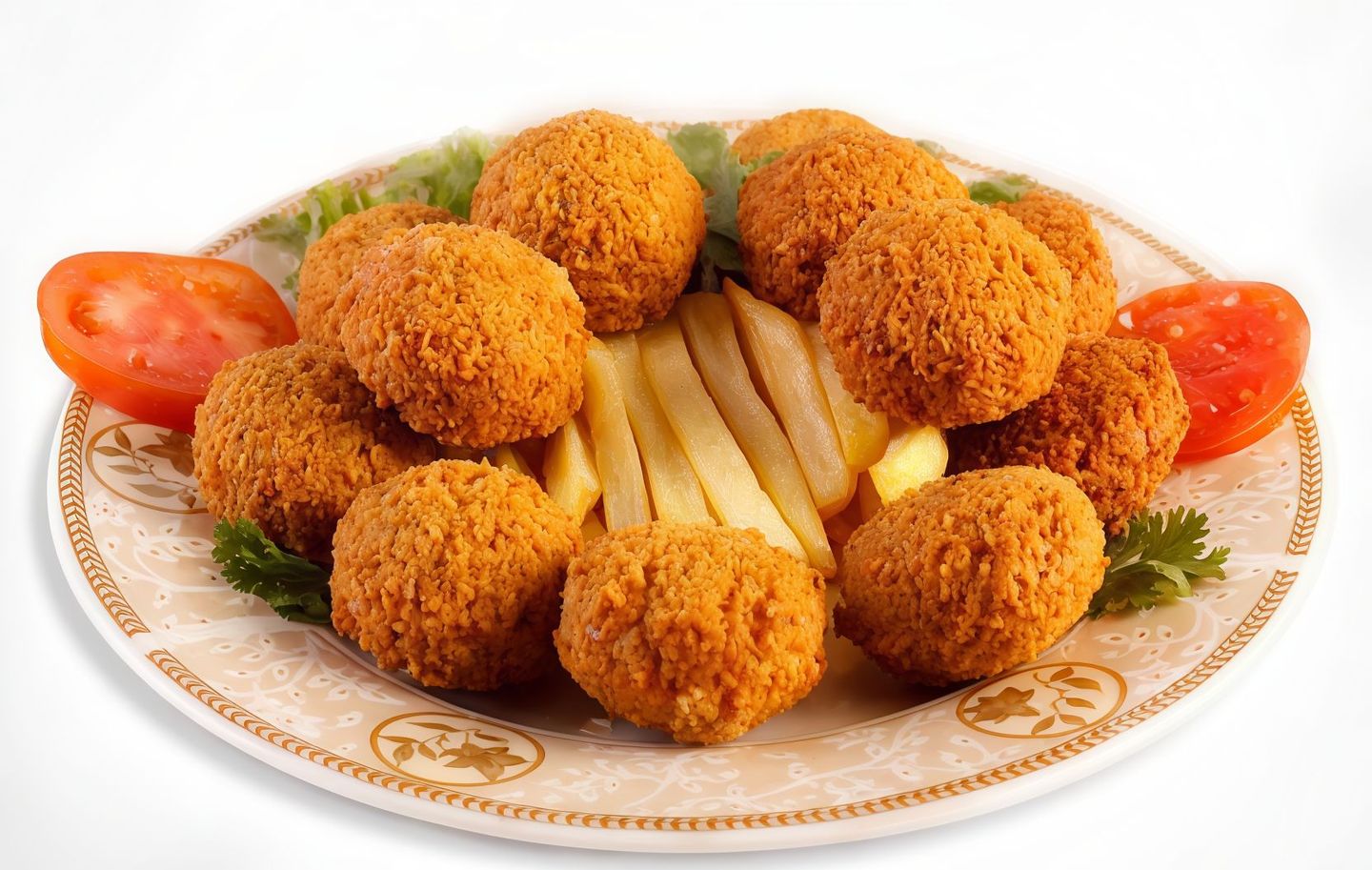طبق فلافل كبير