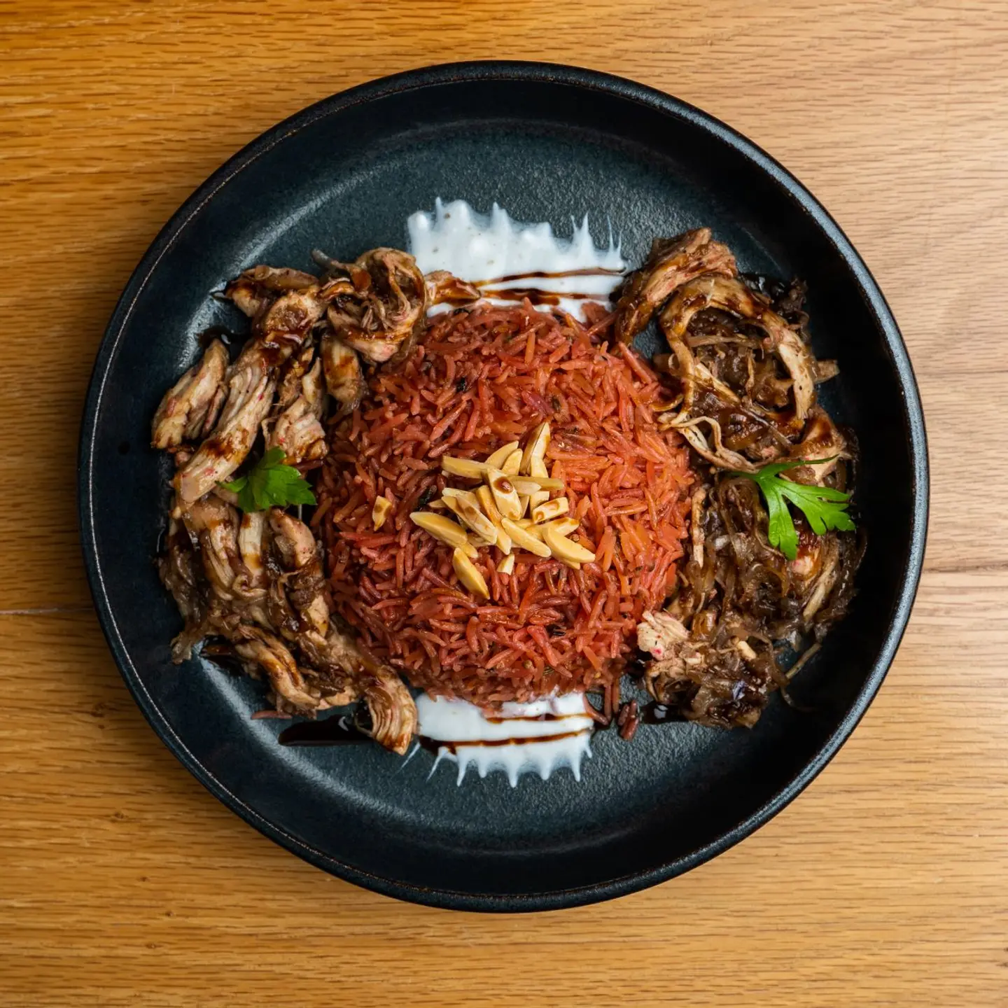 Chicken Musakhan & Beetroot Rice